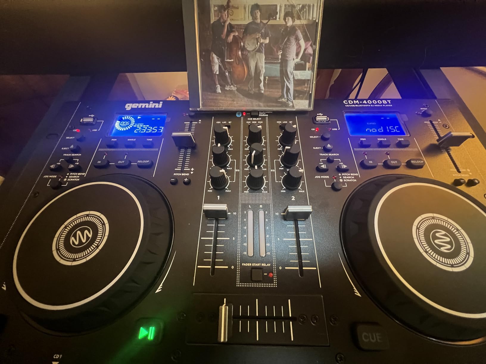Gemini Standalone DJ CD Player & Mixer with Bluetooth (CDM-4000BT) customer photo 2