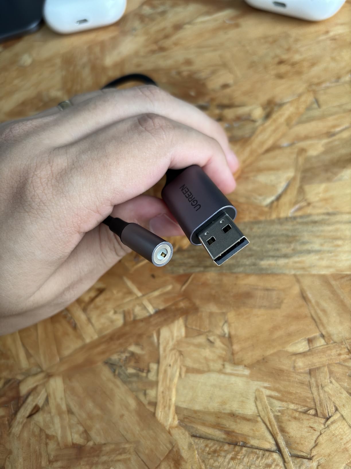 UGREEN USB to 3.5mm Jack Audio Adapter Headphone DAC 24bit 96kHz customer photo 2