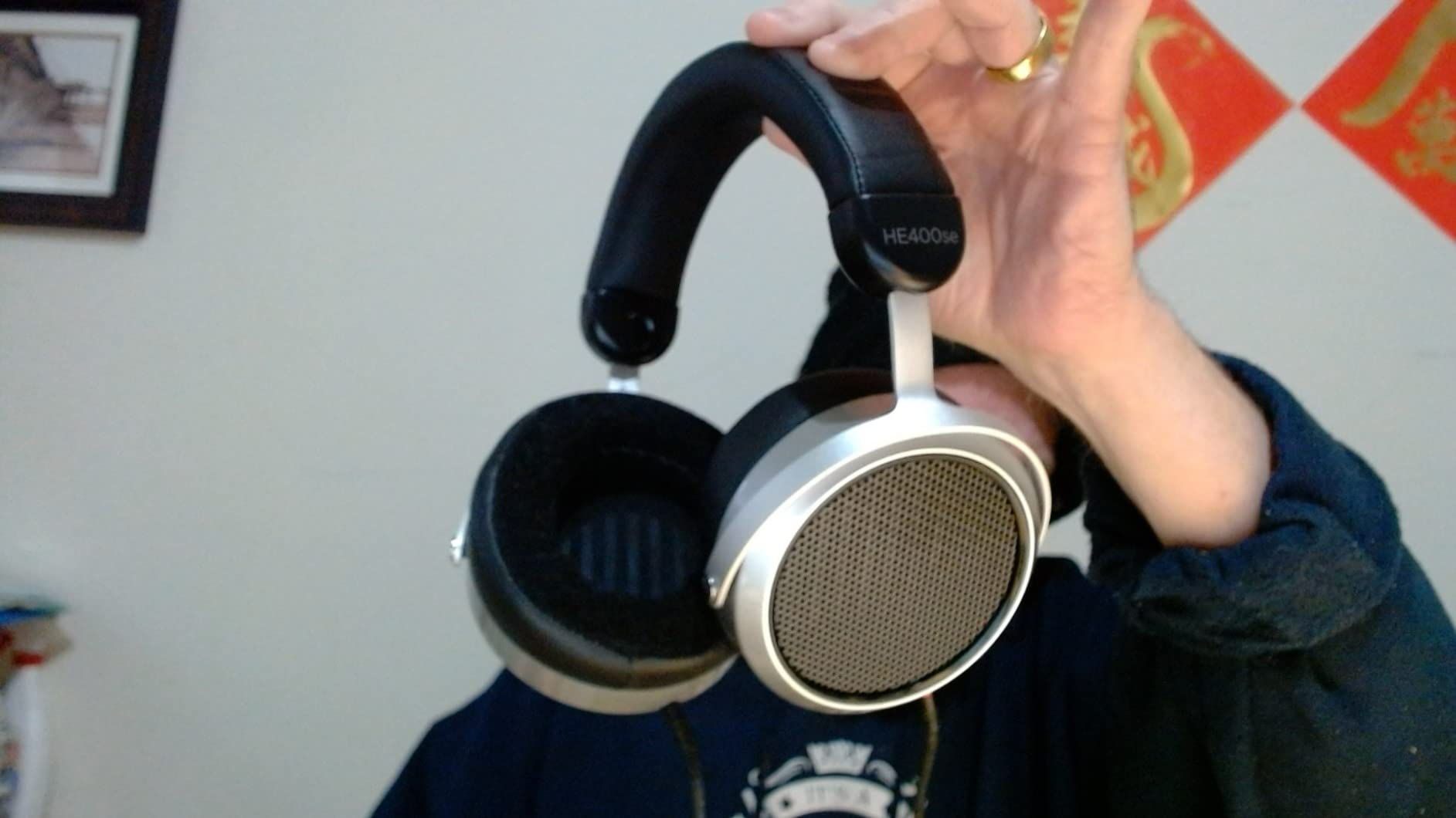 HIFIMAN HE400SE Stealth Magnets Version Over-Ear Open-Back Full-Size Planar Magnetic Wired Headphones for Audiophiles/Studio customer photo 1