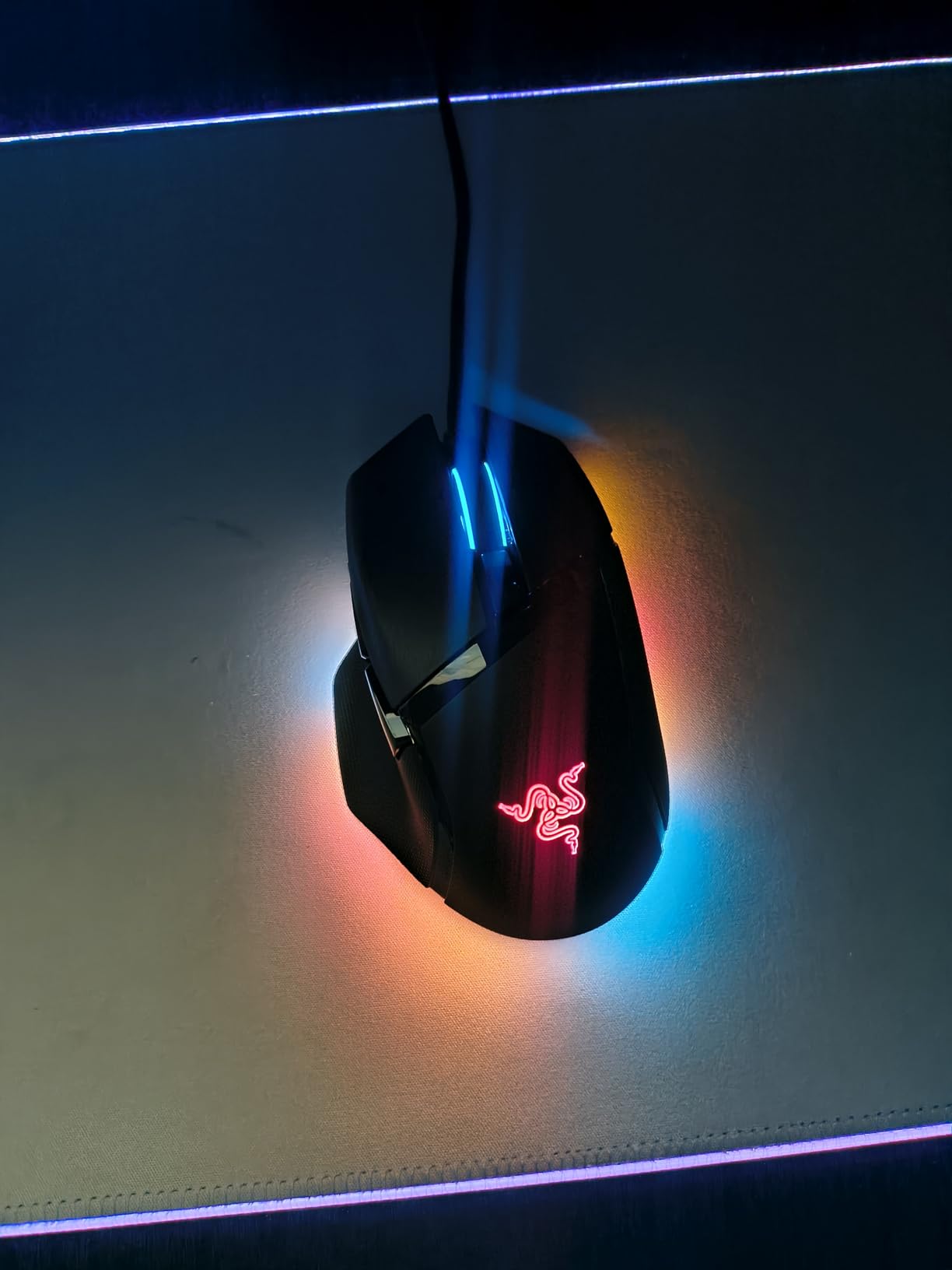 Razer Basilisk V3 Customizable RGB Wired Ergonomic Gaming Mouse, Black | Fastest Gaming Mouse Switch, Chroma RGB Lighting, 26K DPI Optical Sensor, 11 Programmable Buttons, HyperScroll Tilt Wheel customer photo 1