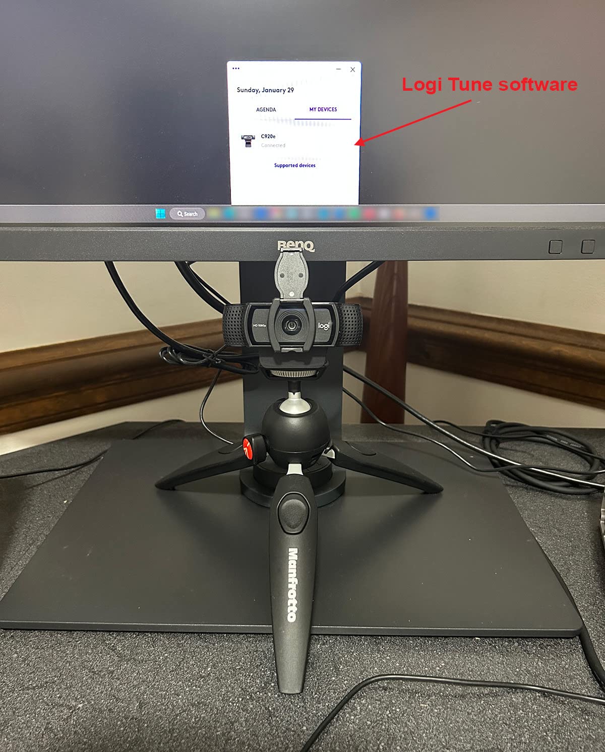 Logitech C920e HD 1080p Mic Enabled Webcam Certified Zoom Microsoft Teams customer photo 2