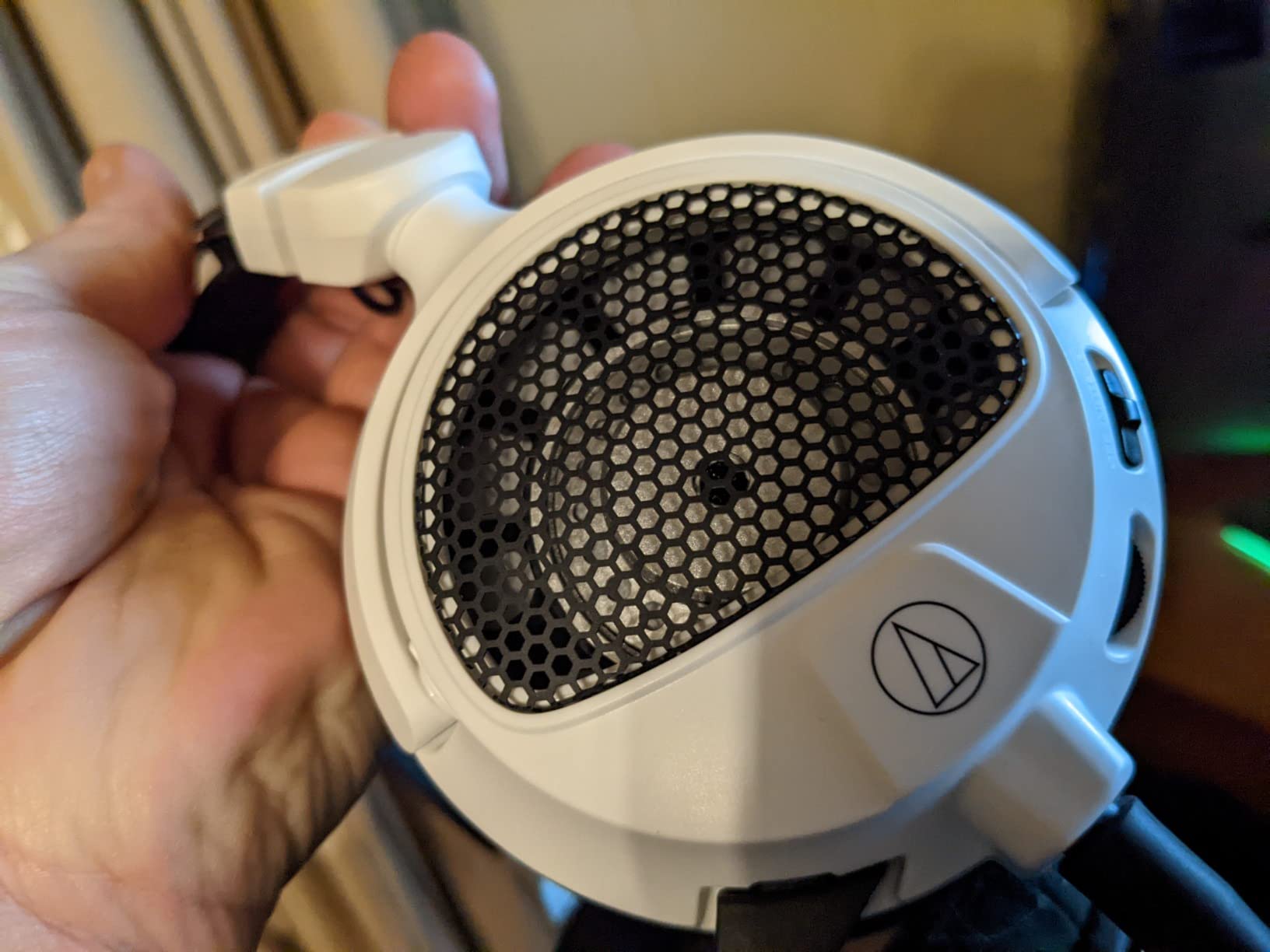 Audio-Technica ATH-GDL3WH Open-Back Gaming Headset, White customer photo 2
