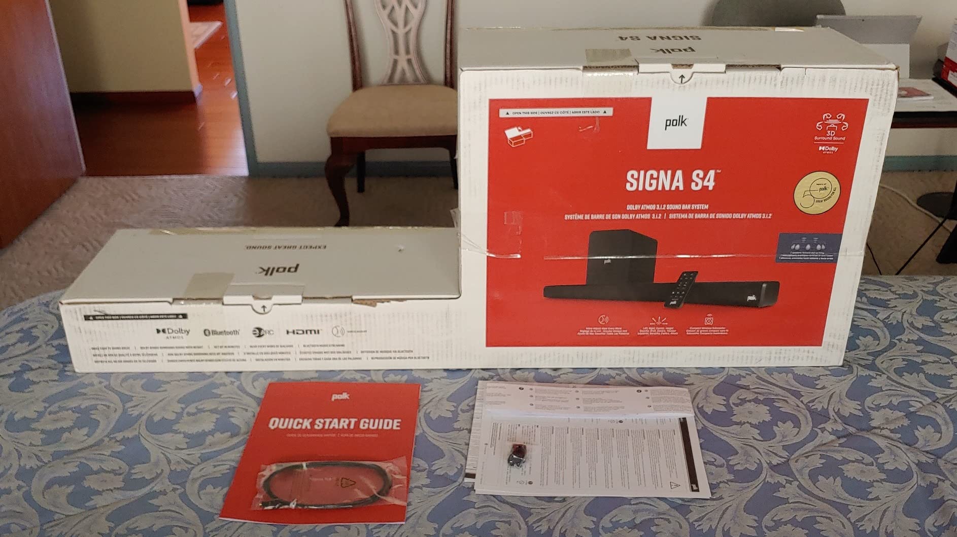 Polk Audio Signa S4 Dolby Atmos 3D Sound Bar System with 5.9