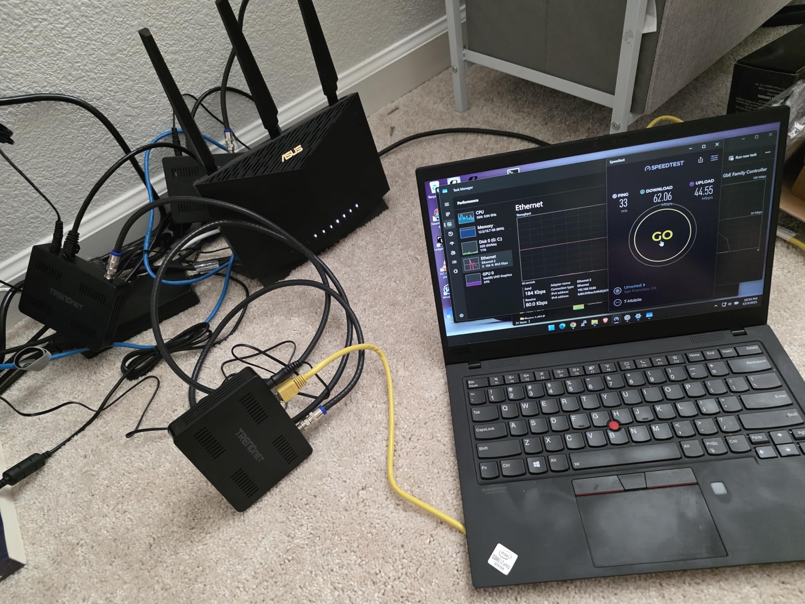 TRENDnet Ethernet Over Coax MoCA 2.5 Adapter, TMO-312C | Backward Compatible with MoCA 2.0/1.1/1.0, RJ-45 Gigabit LAN Port, Supports Net Throughput up to 1Gbps, Support up to 16 Nodes customer photo 2