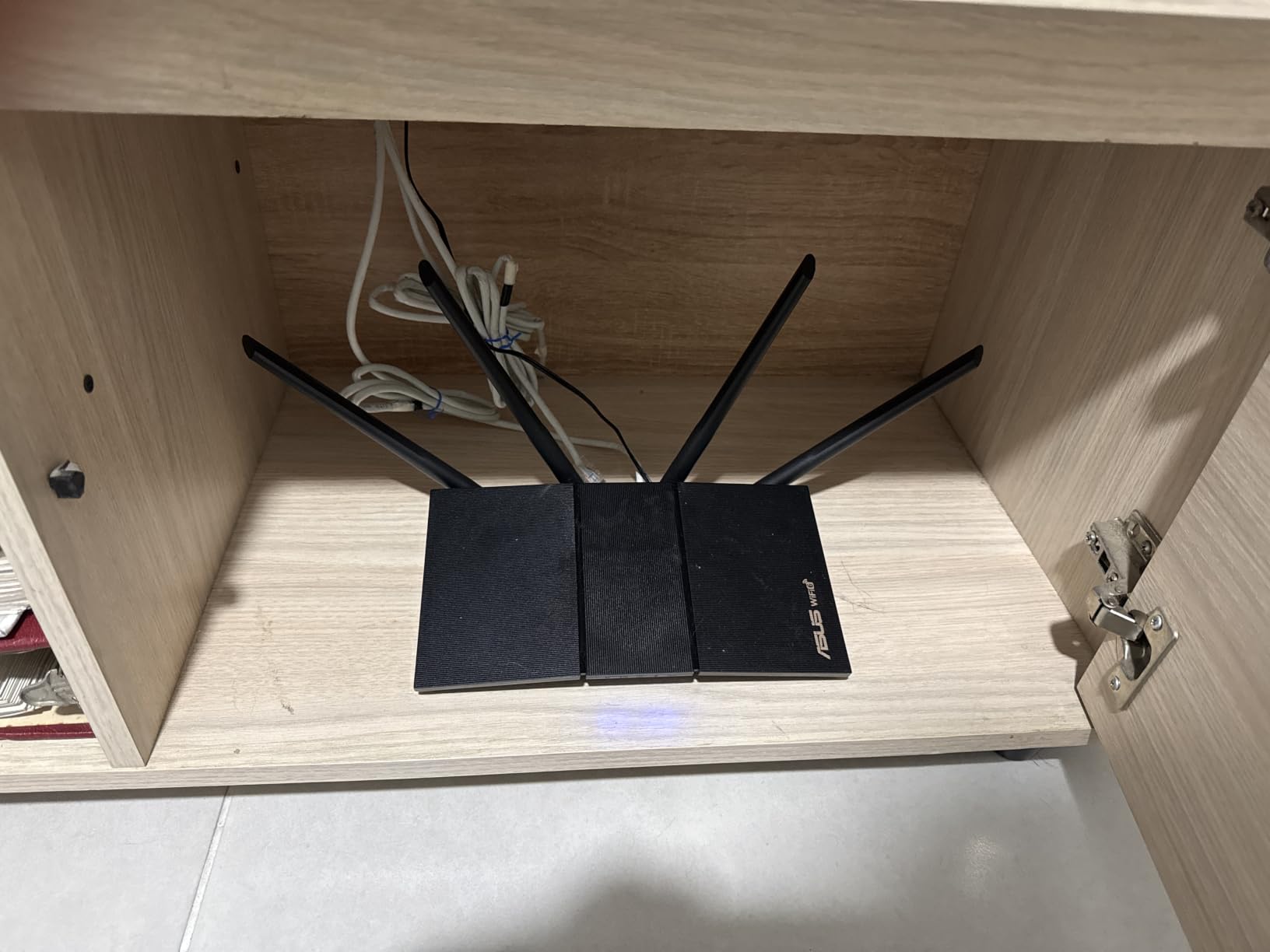 ASUS RT-AX1800S Dual Band WiFi 6 Extendable Router, Subscription-Free Network Security, Parental Control, Built-in VPN, AiMesh Compatible, Gaming & Streaming, Smart Home customer photo 1