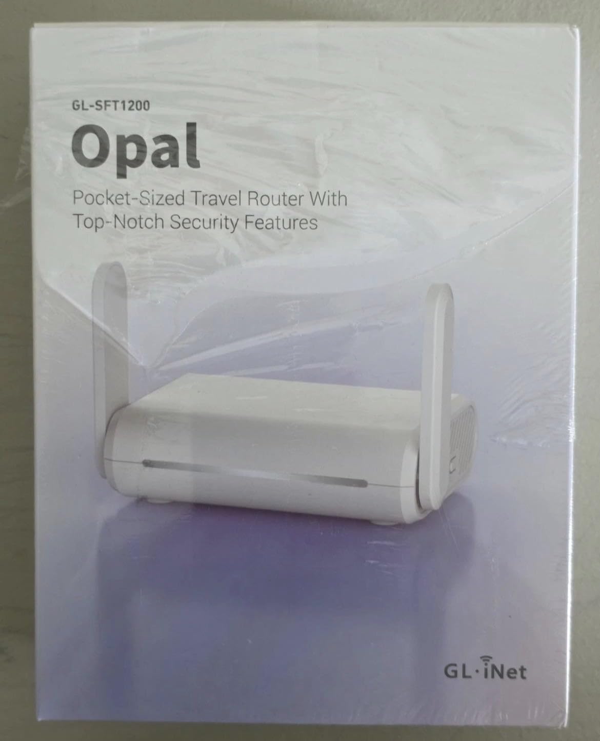 GL.iNet GL-SFT1200 Opal Travel Router, AC1200 Dual-Band Wi-Fi | AC1200 dual-band Wi-Fi, 3 gigabit ports, OpenWrt with OpenVPN and WireGuard, 30+ VPN services, pocket 145g customer photo 2
