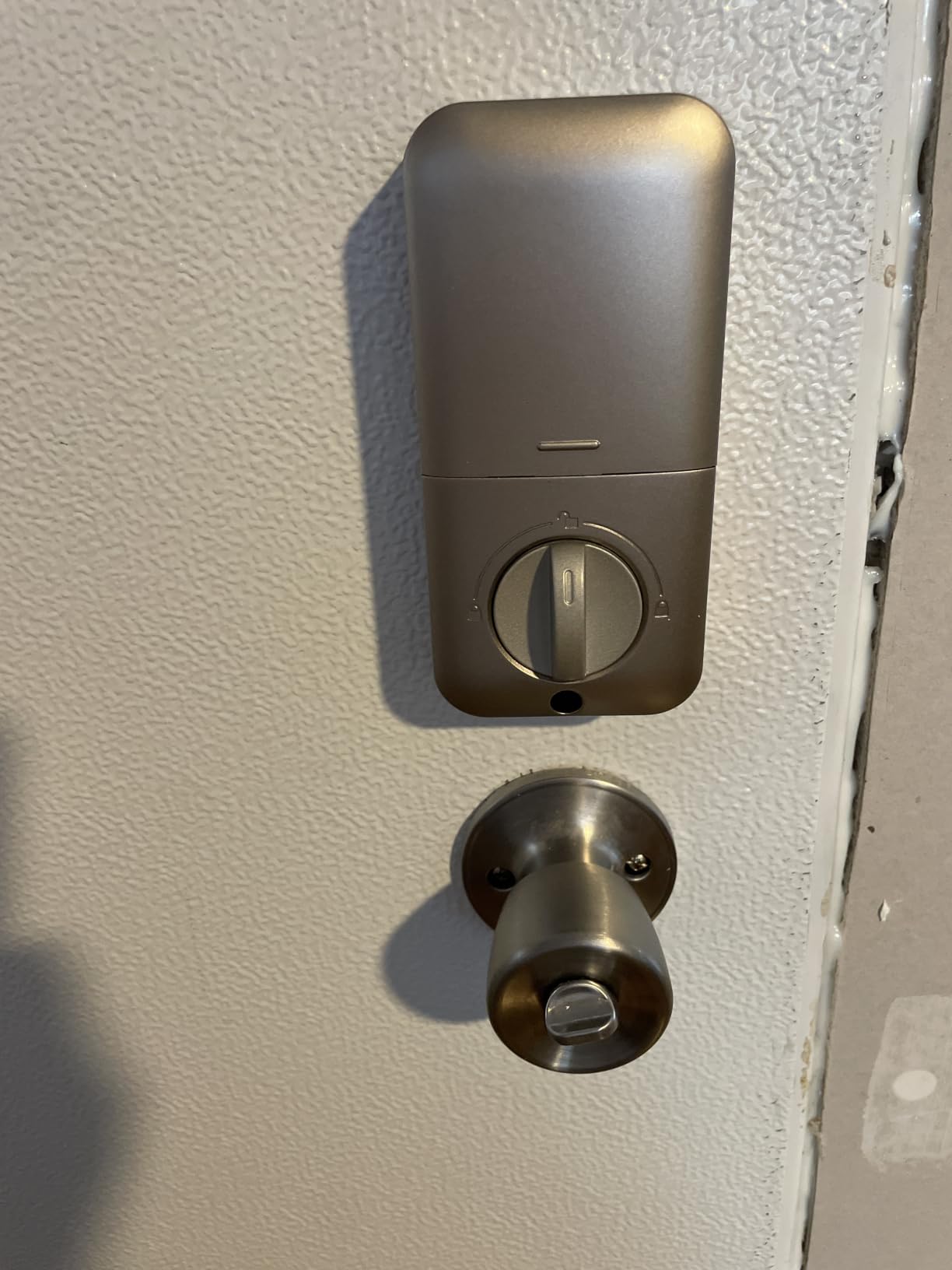 TEEHO TE001 Keyless Entry Deadbolt with Keypad for Front Door, Satin Nickel | ANSI Grade 3 Security, 20 User Codes, Low Battery Alert, IP54 Waterproof, One Touch Lock, Anti-Peep Password & 2 Backup Keys customer photo 2