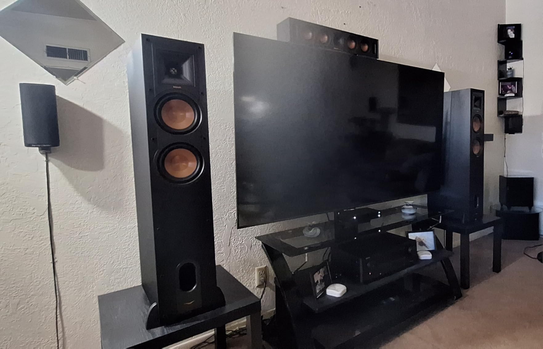 Klipsch Reference Next-Generation R-30C Horn-Loaded Center Channel Speakers for Crystal-Clear Home Theater Dialogue in Black customer photo 2