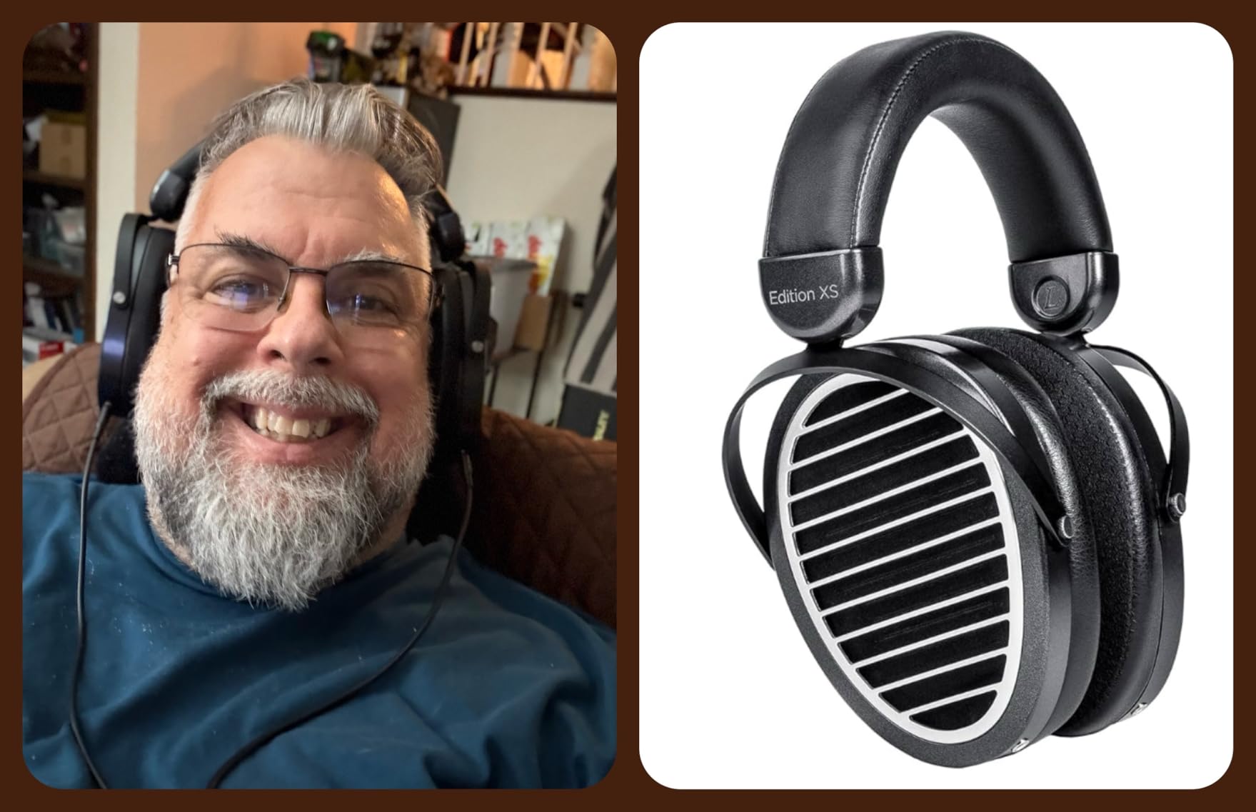HIFIMAN Edition XS Full-Size Over-Ear Open-Back Planar Magnetic Hi-Fi Headphones with Stealth Magnets Design, Adjustable Headband, Detachable Cable for Audiophiles, Home, Studio-Black customer photo 1