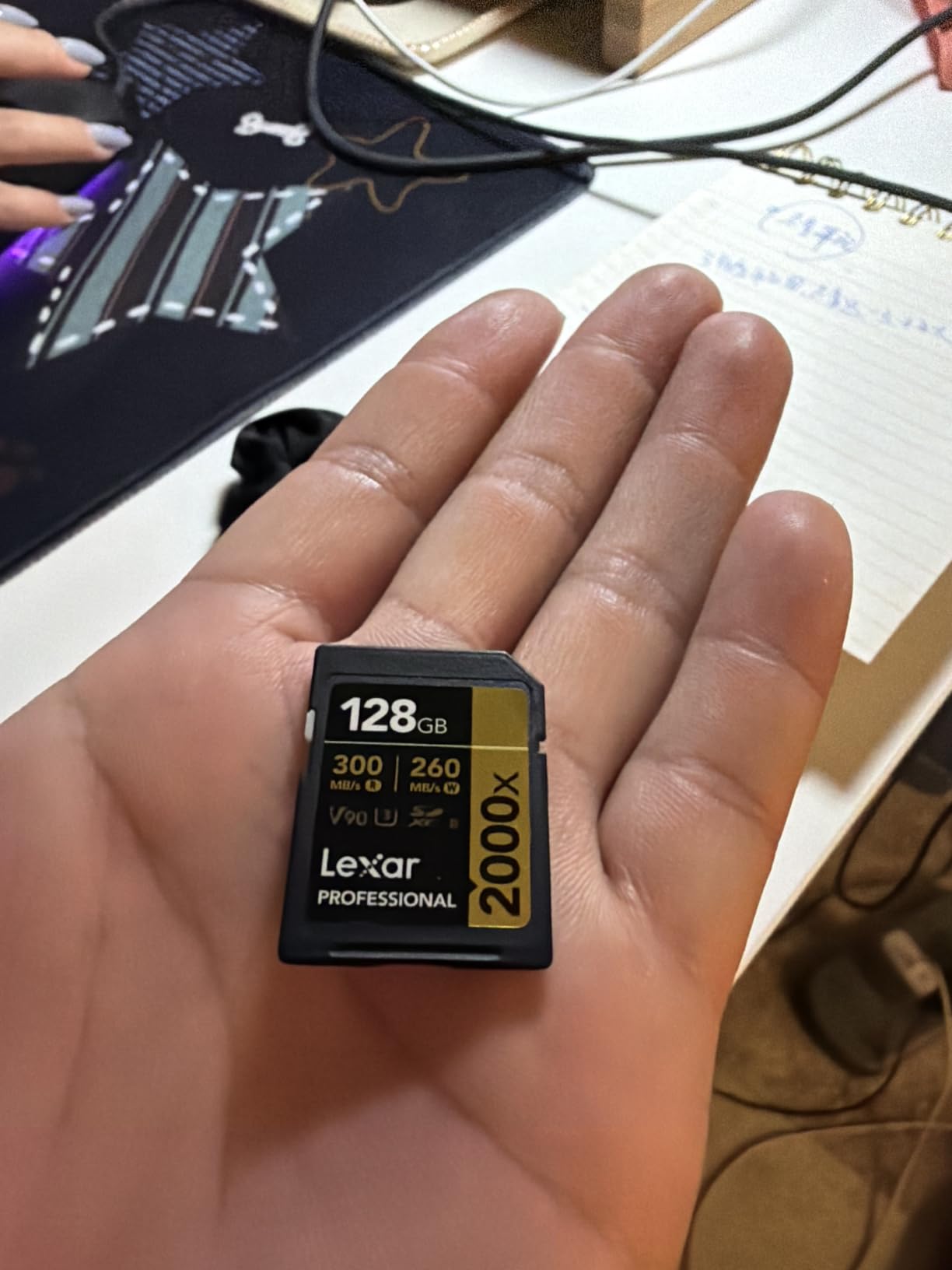 Lexar 256GB 2000x SD Memory Card, 300MB/s Read, 8K, V90, U3, UHS-II | Compatible w/ DSLR, Cinema-Quality Video Cameras, Backwards-compatible with UHS-I Devices, LSD2000256G-BNNNU customer photo 2