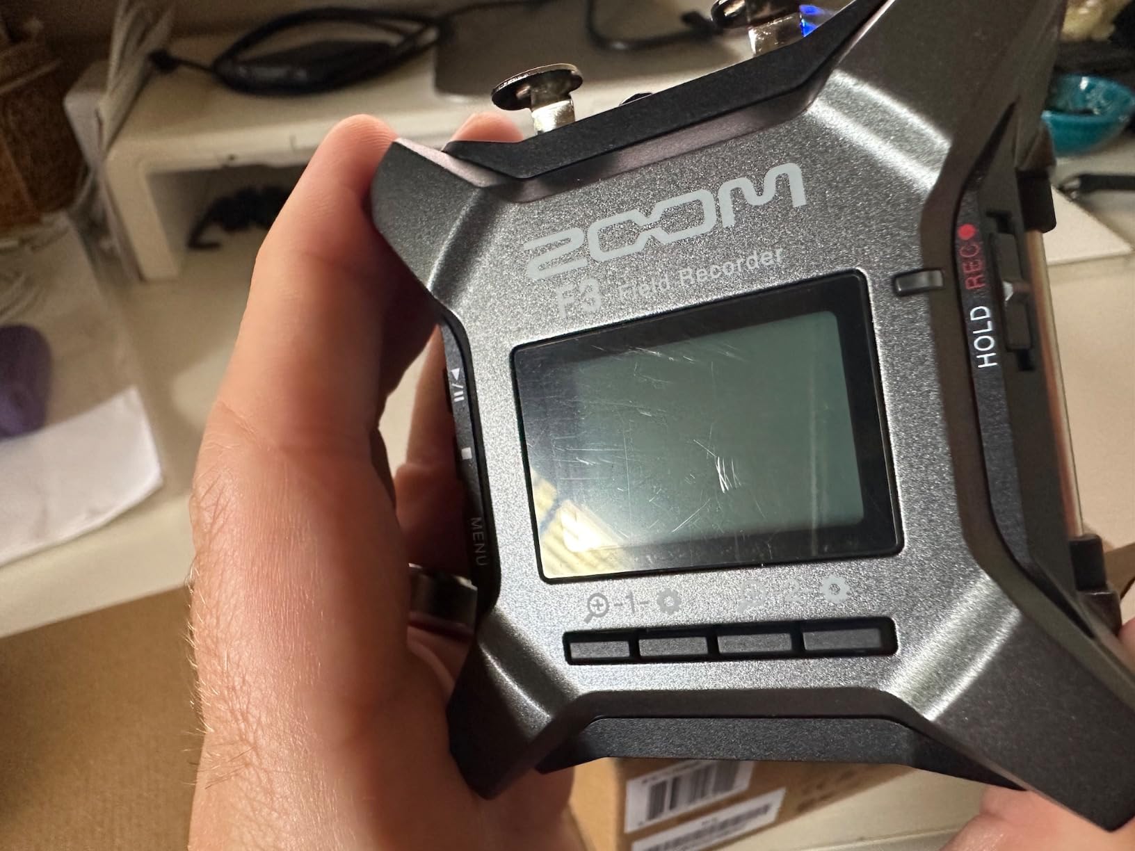 Zoom F3 Professional Field Recorder for Filmmakers & Musicians | Clip-Free Audio with 32-Bit Float, Dual A/D Converters, 2 Locking XLR/TRS Inputs, Battery Powered, Wireless Control customer photo 2