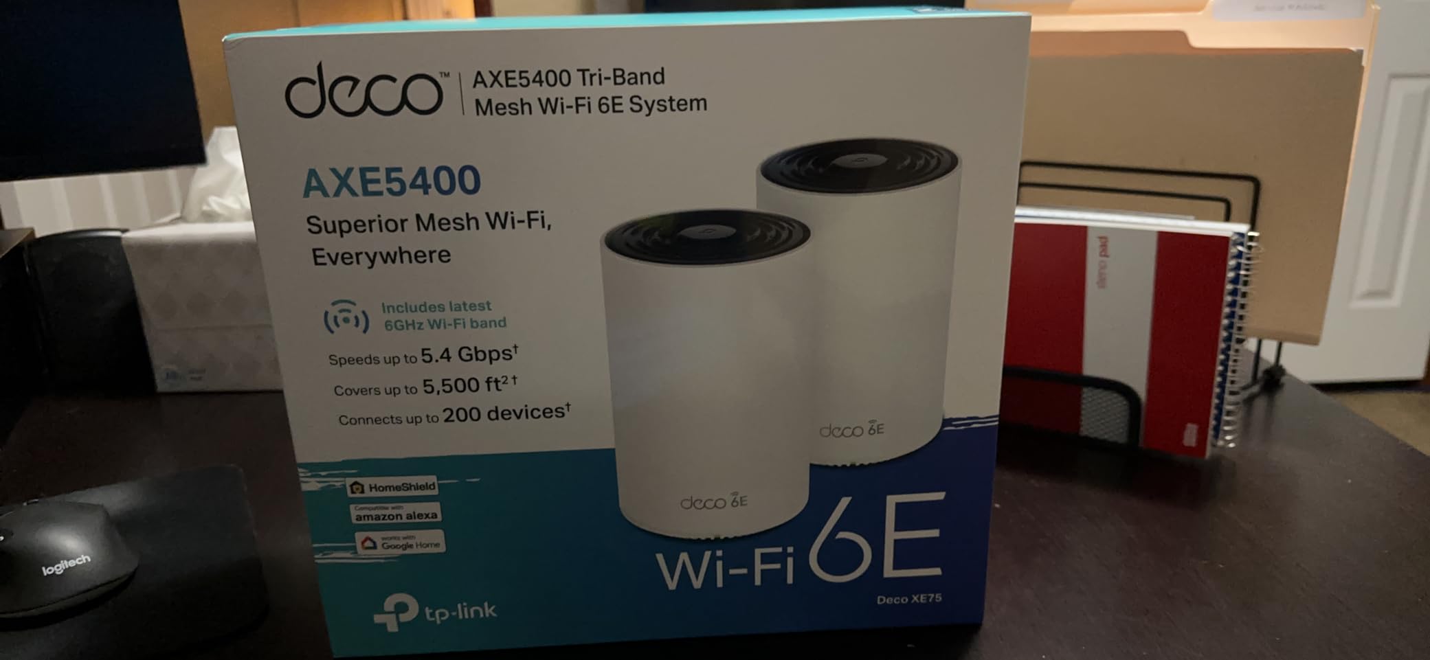 TP-Link Deco XE75 AXE5400 Tri-Band WiFi 6E Mesh System - 2-Pack customer photo 1