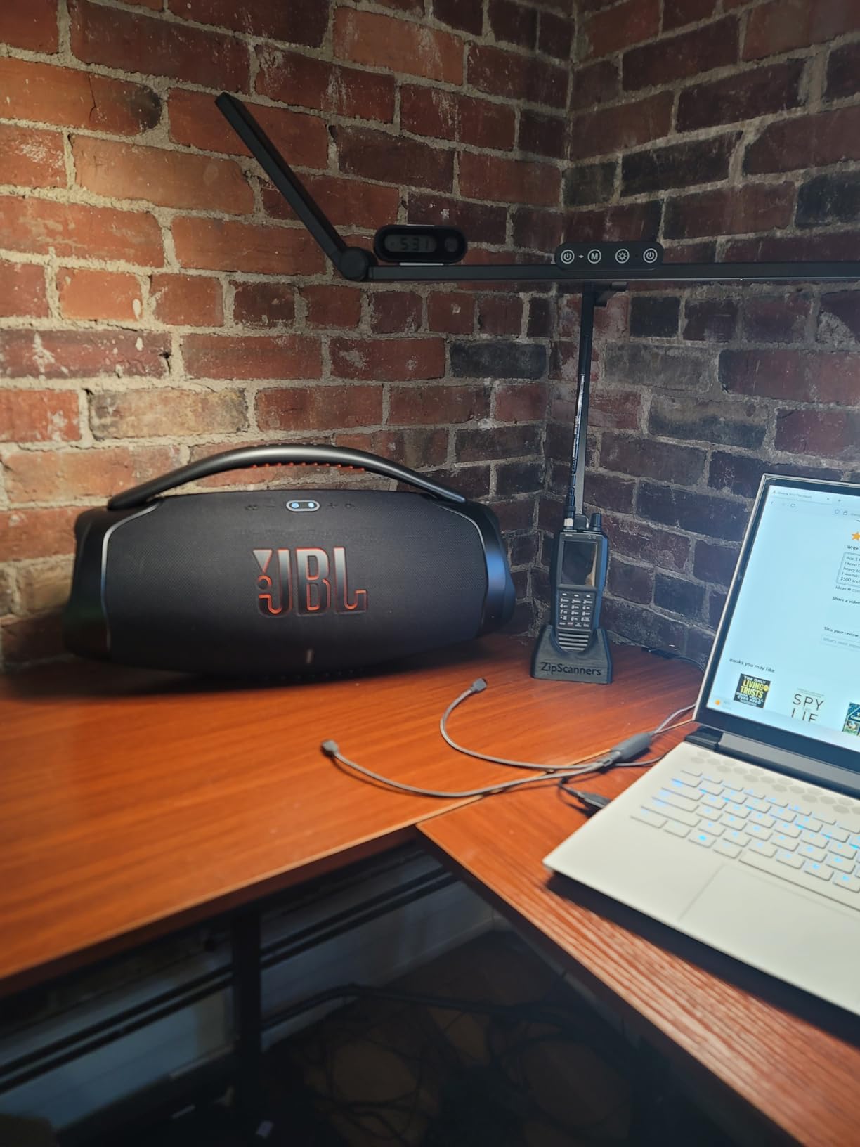 JBL Boombox 3 Black Portable Bluetooth Speaker with Massive Sound, Deepest Bass, IPX7 Waterproof, 24H Playtime, PartyBoost customer photo 1