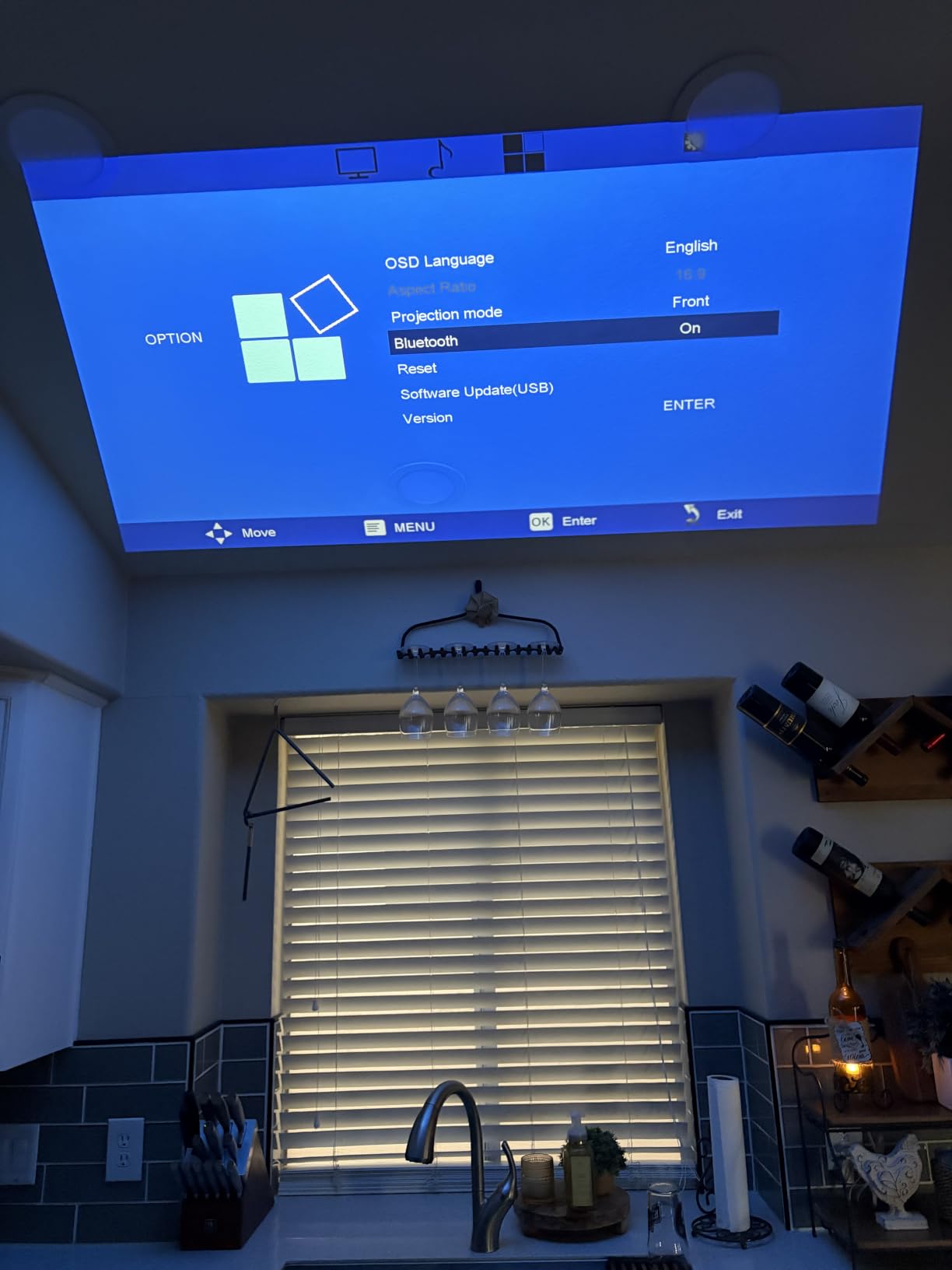 HAPPRUN Native 1080P Outdoor Smart Projector - Mini & Portable, Easy Setup, Built-in Speaker, Indoor & Outdoor, Phone/Laptop/PS5 Compatible customer photo 2