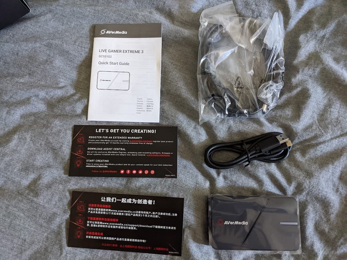AVerMedia 4K Capture Card for Streaming, 1440p120 Video Capture Device for PS5/Pro, Xbox Series X/S, Nintendo Switch, PC, compatible with Twitch, OBS, Windows, Mac - GC551G2 Live Gamer Extreme 3 customer photo 1