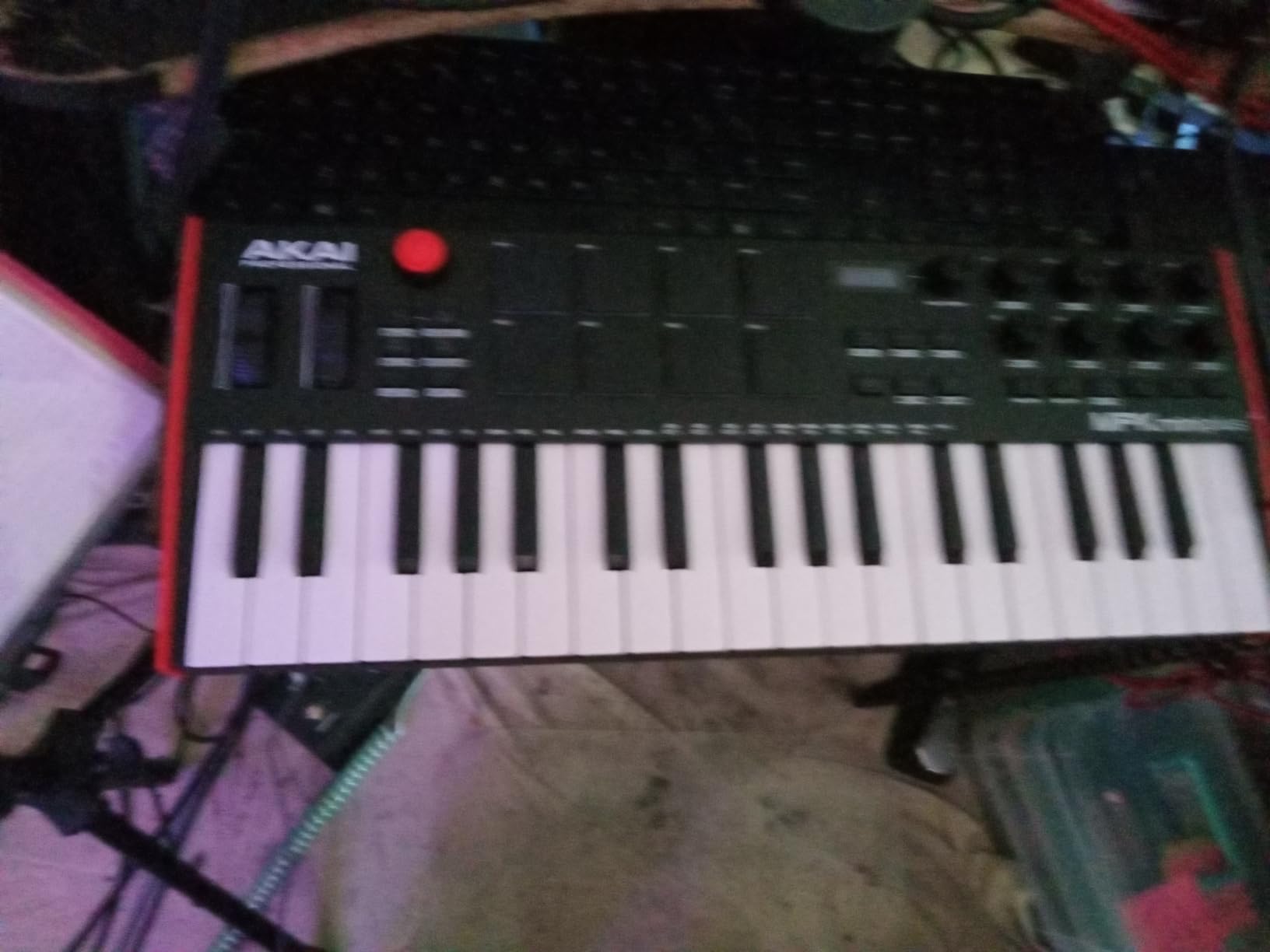 Akai Professional MPK Mini Plus 37-Key USB MIDI Keyboard Controller | Velocity-Sensitive Mini Keys, 8 MPC Pads, 64 Step Sequencer, MIDI/CV/Gate I/O, Software Suite Included, for Beat Makers customer photo 1