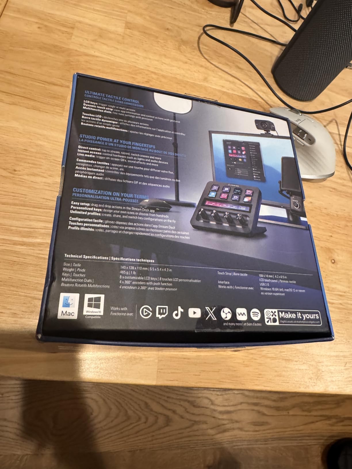 Elgato Stream Deck +, Audio Mixer and Studio Controller | LCD keys, dials and touch strip, Multi actions and smart profiles, Unlocks Wave Link mixing, Works with Mac and PC customer photo 2