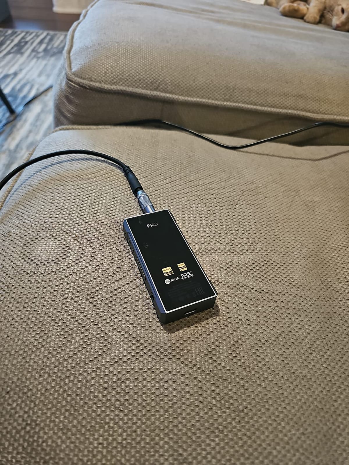 FiiO BTR7 Headphone Amp Bluetooth Receiver High Resolution Portable DAC Supports MQA/LDAC/aptX HD 384K/32Bit DSD256 for Phone/PC/Car/Home Audio(Titanium) customer photo 1