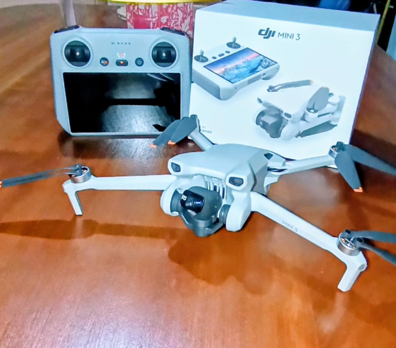 DJI Mini 3 With DJI RC, 3-Axis Mechanical Gimbal Mini Camera Drone | 4K HDR Video, 38-Min Flight Time, up to 32800ft (10km) Video Transmission, Vertical Shooting, GPS Auto Return customer photo 2