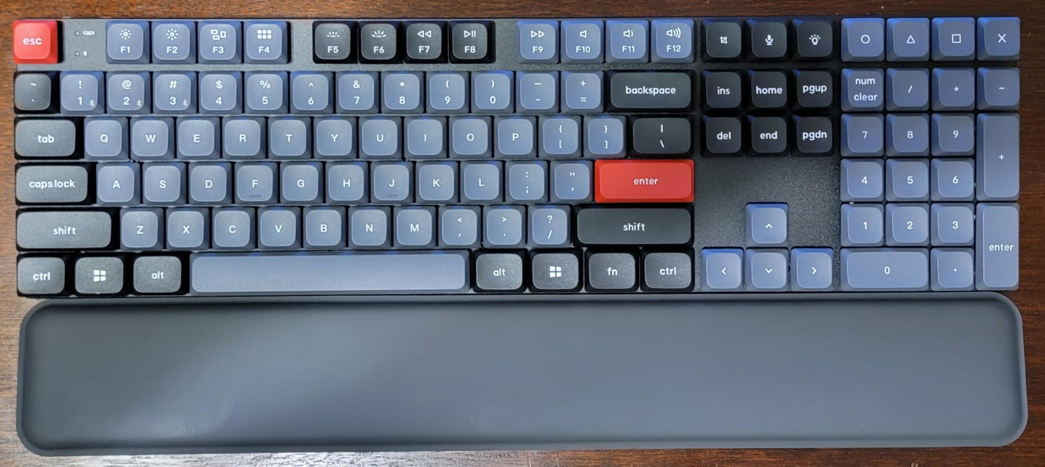 Keychron K5 Pro Hot-swappable Ultra-Slim Custom Mechanical Keyboard, RGB Full Size QMK/VIA Programmable Wireless Bluetooth/USB Wired Keyboard for Mac Windows Linux - Low Profile Gateron Brown Switch customer photo 1