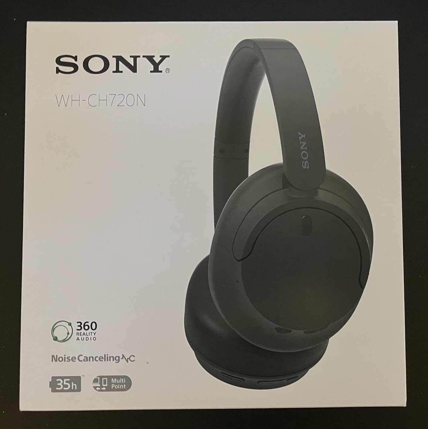 Sony WH-CH720N Wireless Noise Cancelling Over-Ear Headphones, Black | Comfortable Lightweight Design, Dual Noise Sensor technology, Up to 35 Hrs Battery with Quick Charging, Multipoint Connection customer photo 1
