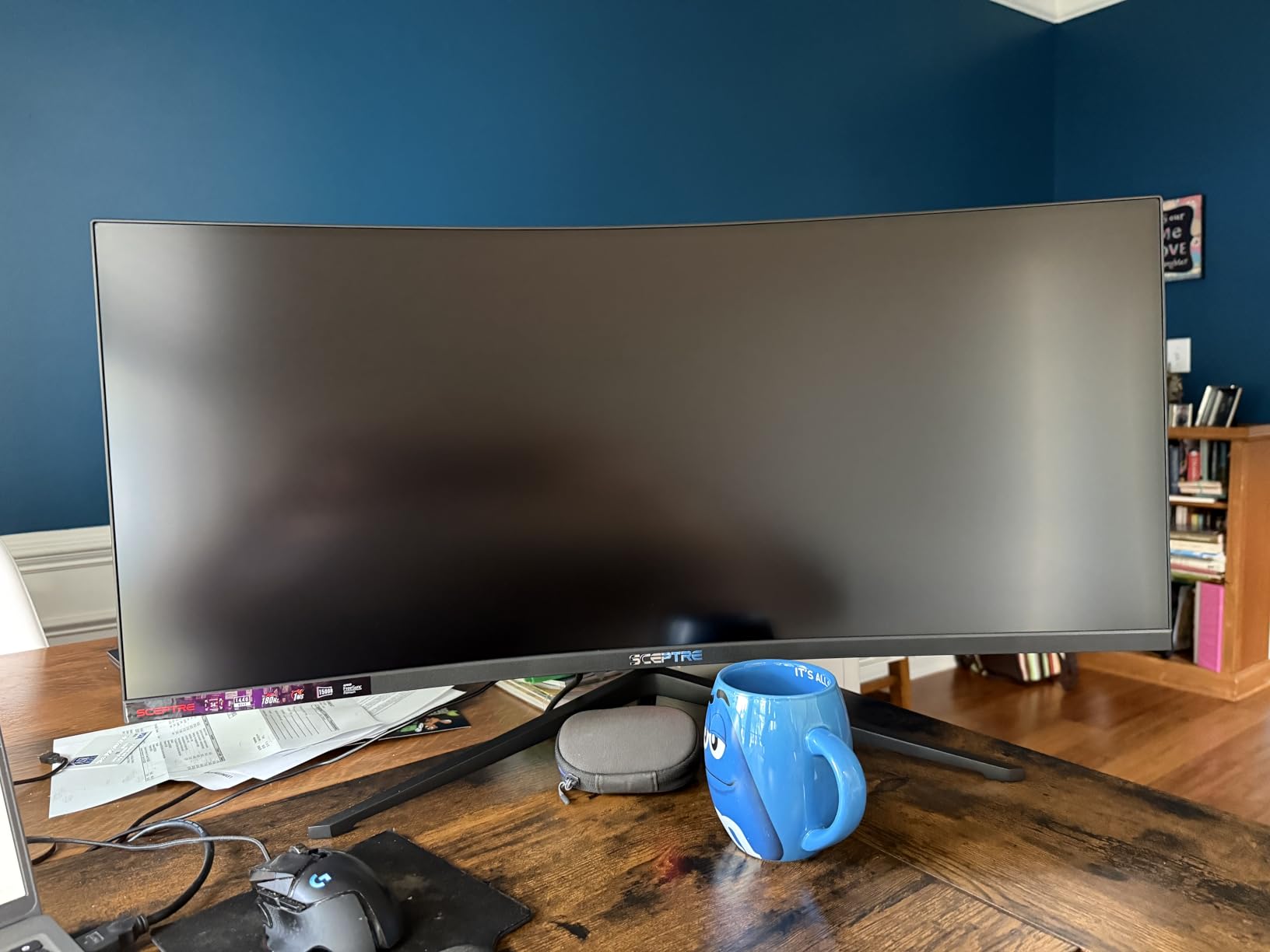 Sceptre 34-Inch Curved Ultrawide WQHD Monitor (3440 x 1440), R1500, up to 180Hz/165Hz, DisplayPort x2, 99% sRGB, 1ms, Built-in Speakers, Machine Black, 2025 (C345B-QUT168) customer photo 2