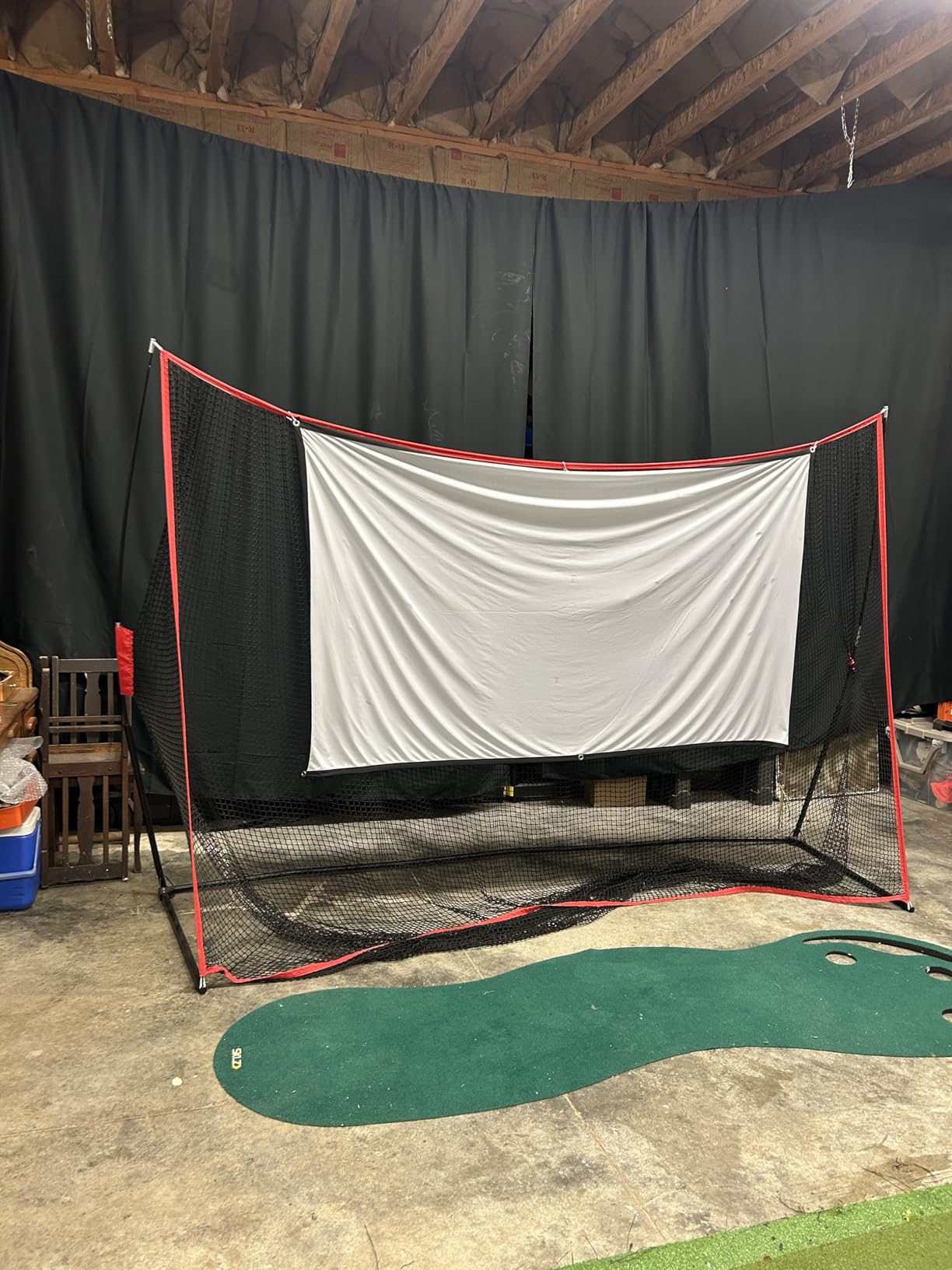 JINSUI Green Screen Backdrop 10x10 ft, Chromakey Background Fabric | Thick Polyester Greenscreen Curtain, for Photography, Photoshoot, Studio Video, Streaming, Gaming, Double-Sided customer photo 1