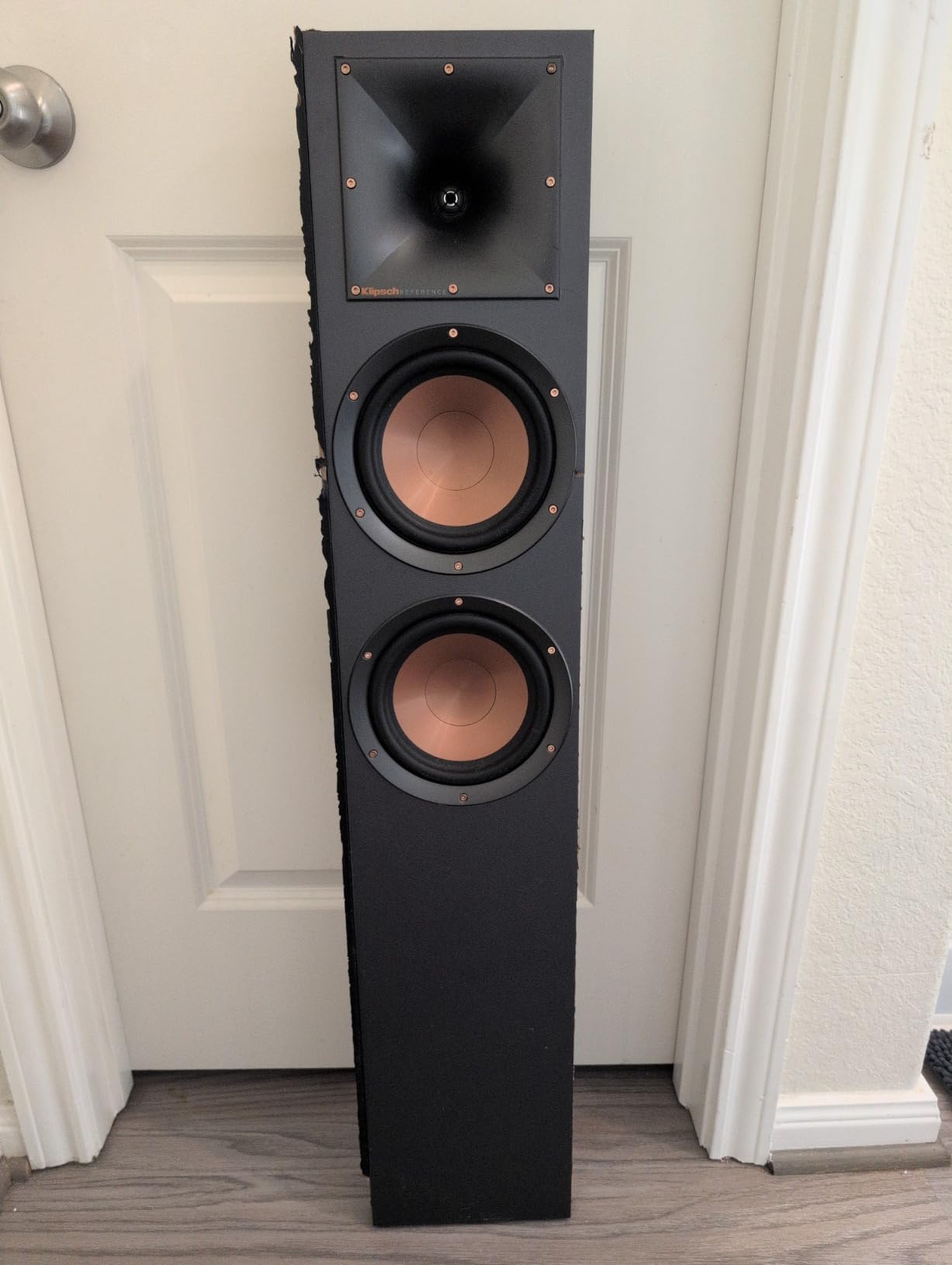 Klipsch Reference R-620F Floorstanding Speaker, Black Textured Wood Grain Vinyl, Pair customer photo 2