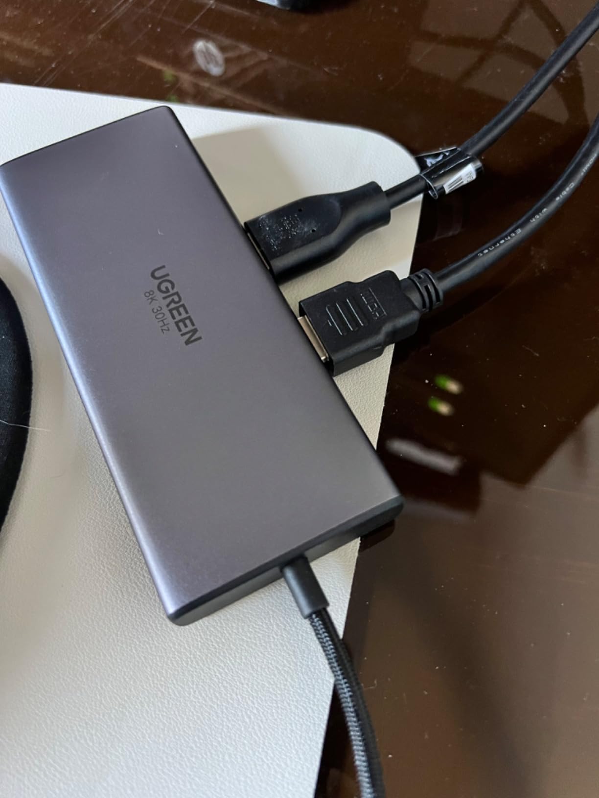 UGREEN USB C Docking Station Dual Monitor, 10-in-1 Laptop Dock with 2 HDMI | Dual 4K@60Hz, 5Gbps USB C&A Ports, 100W PD, 1G Ethernet, SD/TF 3.0, Revodok Pro Aluminum USB-C Dock for Dell/HP/Lenovo customer photo 2