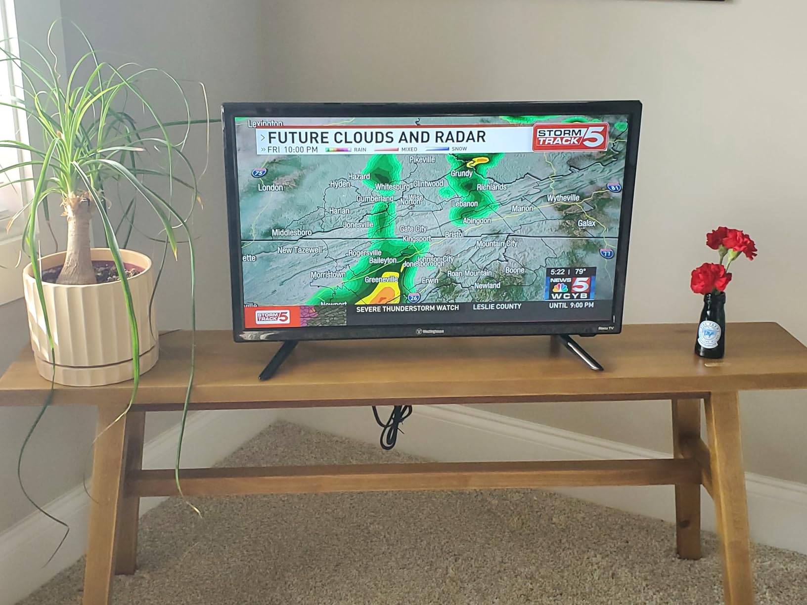 Westinghouse Roku TV - 24 Inch Smart TV, HD Television with Wi-Fi Connectivity and Mobile App, Flat Screen, Bluetooth, Compatible with Apple AirPlay, Alexa and Google Assistant customer photo 1