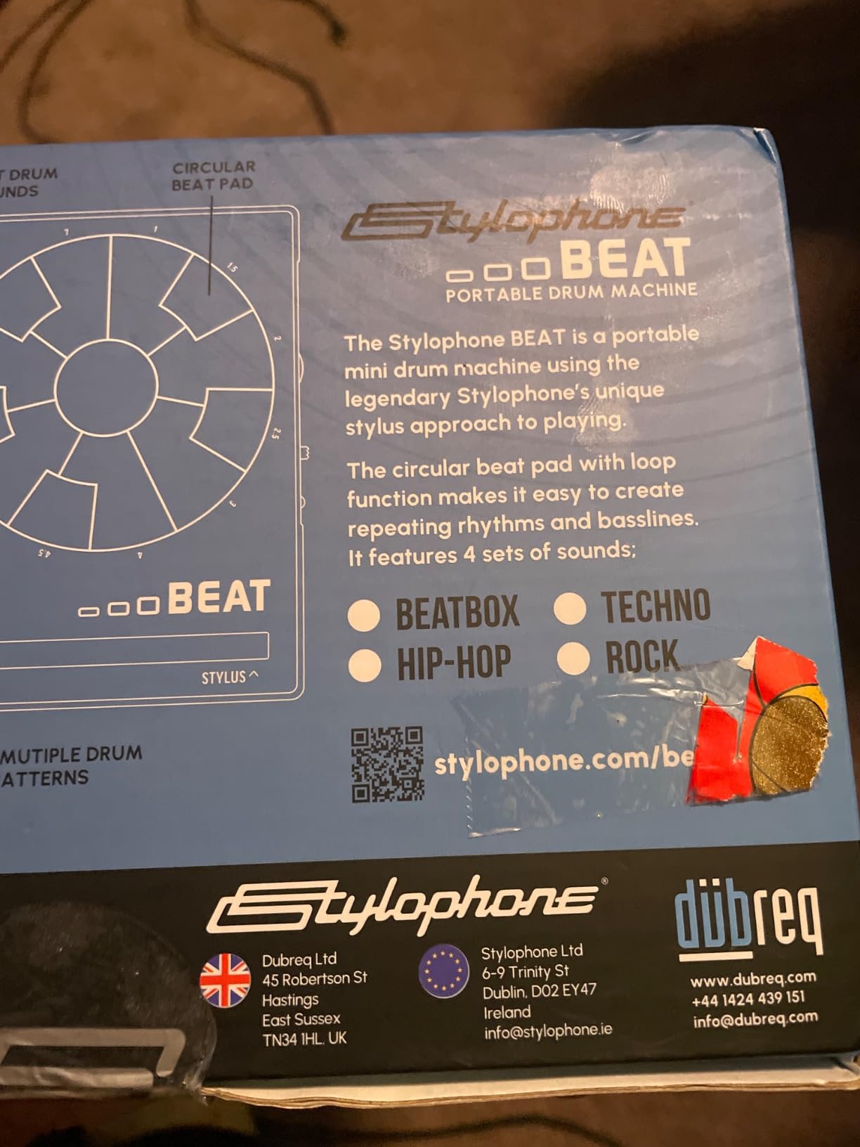 Stylophone Beat - Compact Stylus Drum Machine | 4 Drum Kits & 4 Bass Sounds | Rhythm Machine Beat Maker | Drum Loop Machine customer photo 1