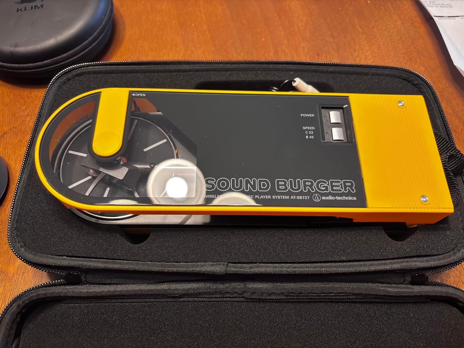 Audio-Technica AT-SB727-YL Portable Turntable, Yellow customer photo 1