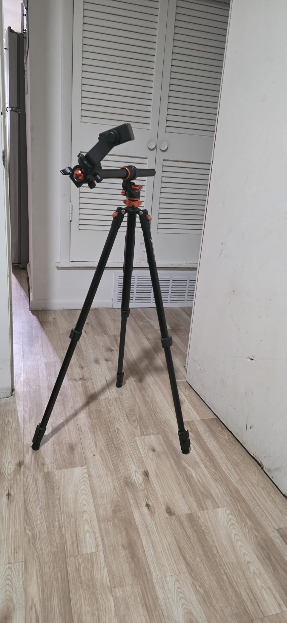 K&F CONCEPT 90''/230cm Ultra High Horizontal Overhead Camera Tripod | Metal Ball Head, 10KG Load Capacity, Detachable Monopod, Flexible Shooting DSLR Travel Video Tripods T254A7+BH-28L customer photo 1