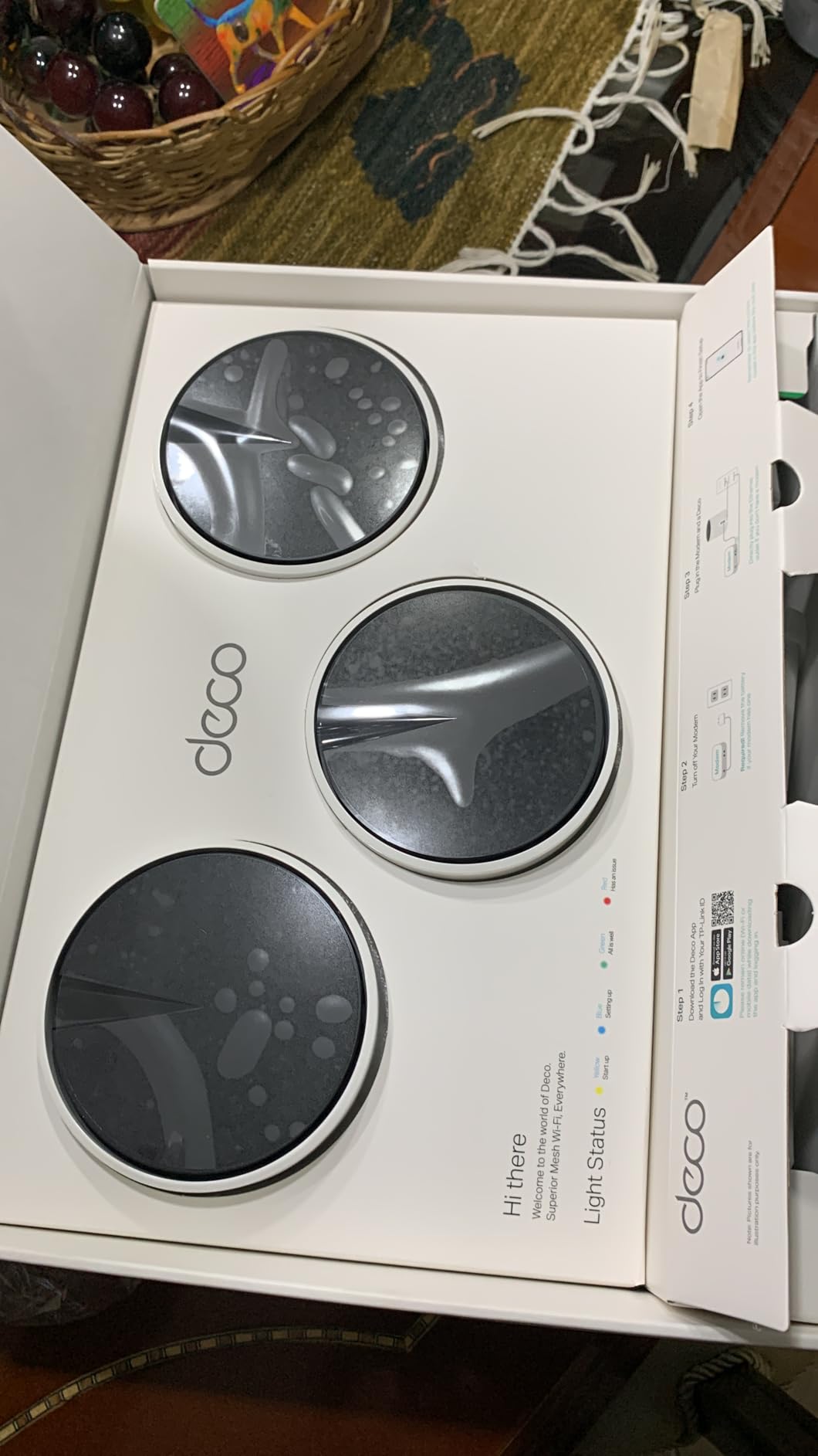 TP-Link Deco X55 Pro AX3000 Whole Home Wi-Fi 6 Mesh System - Coverage up to 6500 Sq.Ft & up to 150 Devices, 2x2.5G WAN/LAN Ports, 4 Streams, Wired Ethernet Backhaul, Ideal for 1Gig+ Internet, 3-Pack customer photo 1