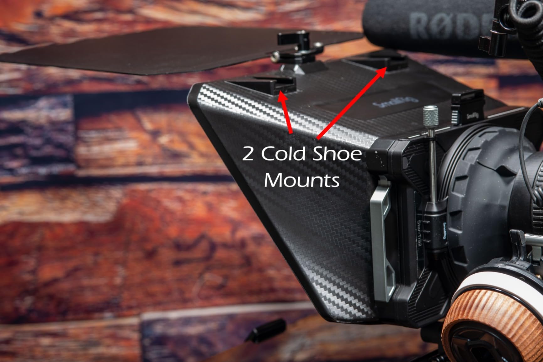 SMALLRIG Teleprompter for iPad Tablet up to 11 inch, NOT for Smartphone | SmallGoGo APP Supports PDF Picture Word TXT, Must Work with 15mm LWS Baseplate for Mirrorless DSLR Camcorder - 3646 customer photo 1