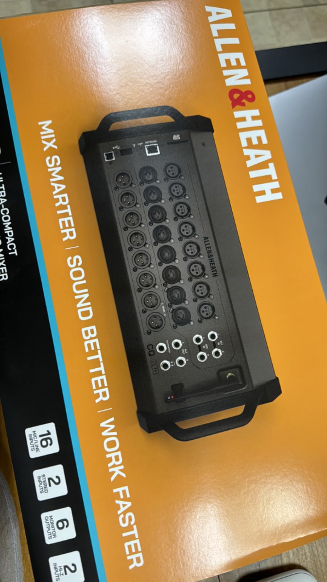 Allen & Heath CQ-12T Digital Mixer with 7-inch Touchscreen and Bluetooth customer photo 2