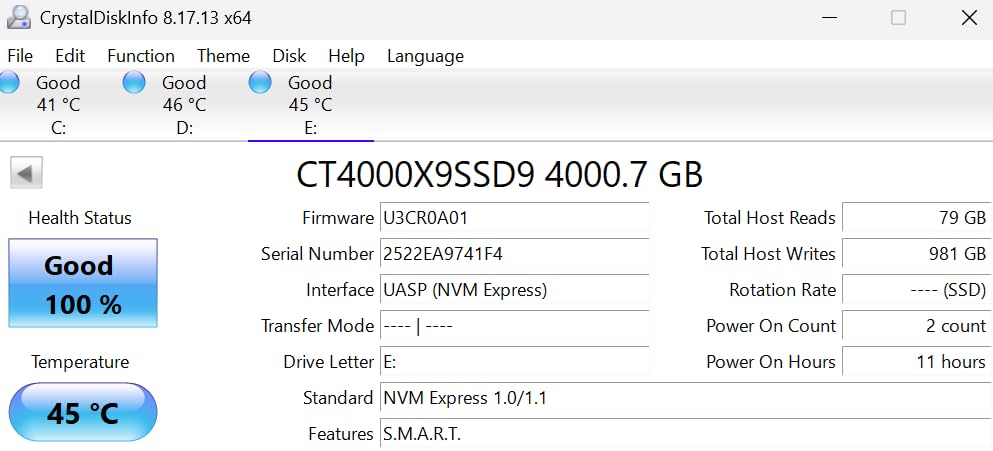 Crucial X9 1TB Portable SSD, Up to 1050MB/s, USB 3.2 USB-C, External Solid State Drive customer photo 1