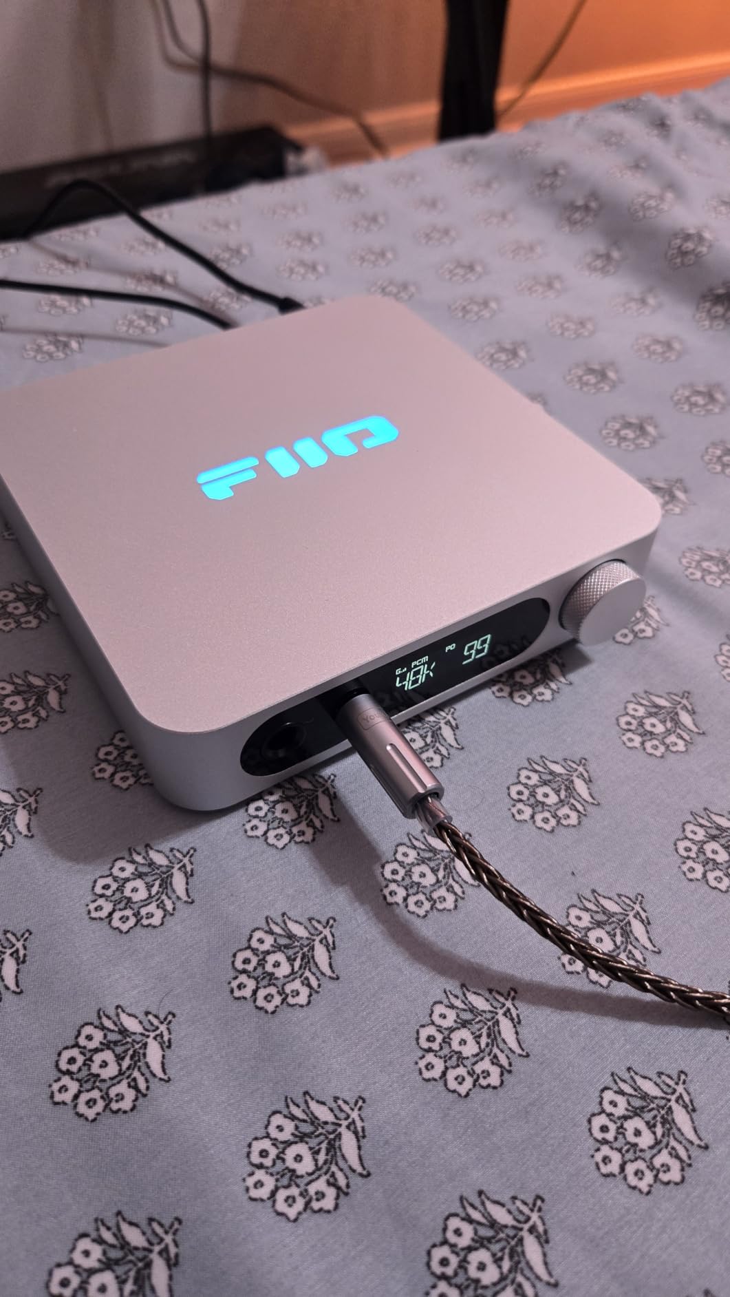 FiiO K11 DAC and Headphone Amplifier for Home Audio or PC, 6.35mm and Balanced 4.4mm, RCA, Coaxial, Optical, 1400mW, 384kHz/24Bit DSD256 (Black) customer photo 2