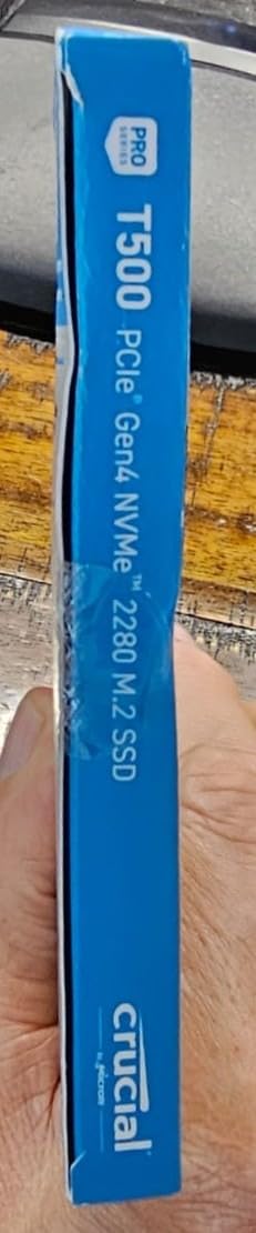 Crucial T500 PCIe Gen4 NVMe 1TB SSD, Up to 7,300MB/s, TLC NAND, Laptop & Desktop (PC) Compatible, for Creatives and Gamers, Solid State Drive, Includes 1Mo Adobe CC CT1000T500SSD8 customer photo 2