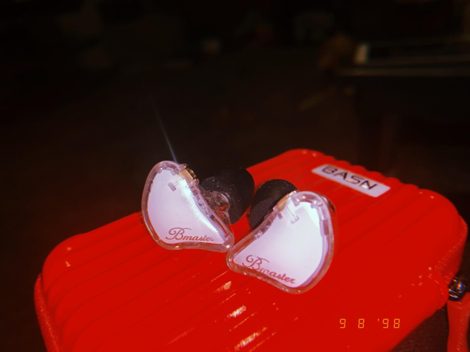 BASN Bmaster 1BA+2DD Hybrid Driver 2Pin in Ear Monitors (White) for Live Stage Music Performance customer photo 2