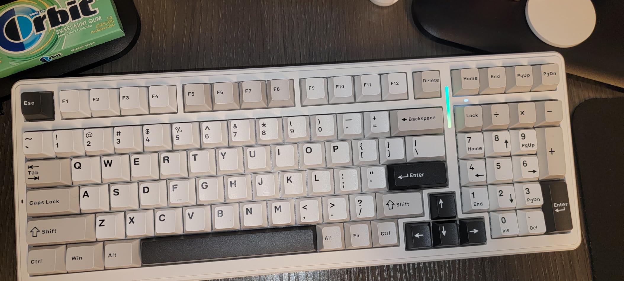 AULA F99 Wireless Mechanical Keyboard, Tri-Mode BT5.0/2.4GHz/USB-C Hot Swappable Custom Keyboard, Pre-lubed Linear Switches, RGB Backlit Computer Gaming Keyboards for PC/Tablet/PS/Xbox customer photo 1