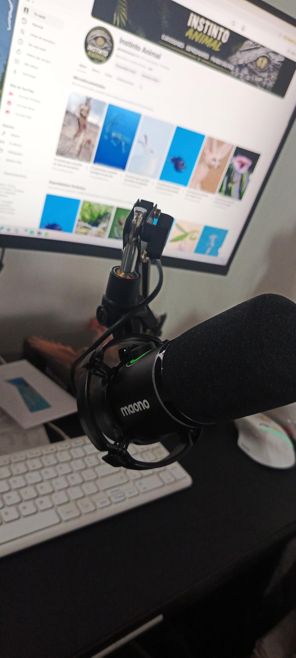 MAONO PD200XS XLR/USB Dynamic Microphone Kit, RGB Gaming Mic with Software | PC Mic with Mute, Gain Knob, Volume Control, Boom Arm for Streaming, Gaming, Podcasting, Voice-Over, Recording customer photo 1