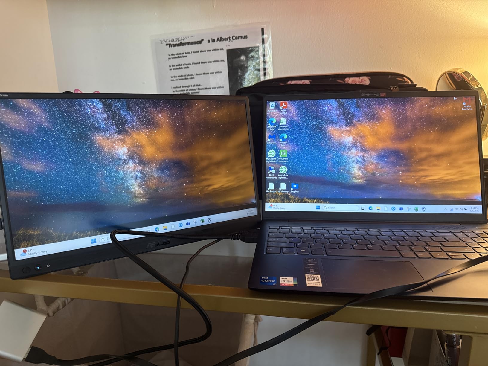 ASUS ZenScreen MB169CK 15.6 Inch 1080p Portable Monitor, Dual USB-C, 360 Kickstand customer photo 2