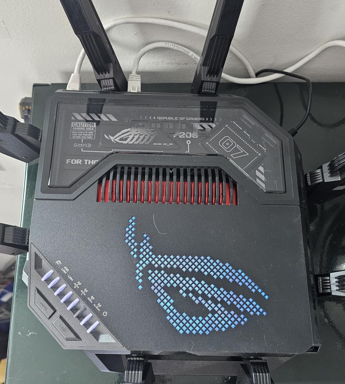 ASUS ROG Rapture GT-BE98 Pro WiFi 7 Gaming Router - Quad-Band, 30Gbps, Mesh customer photo 2