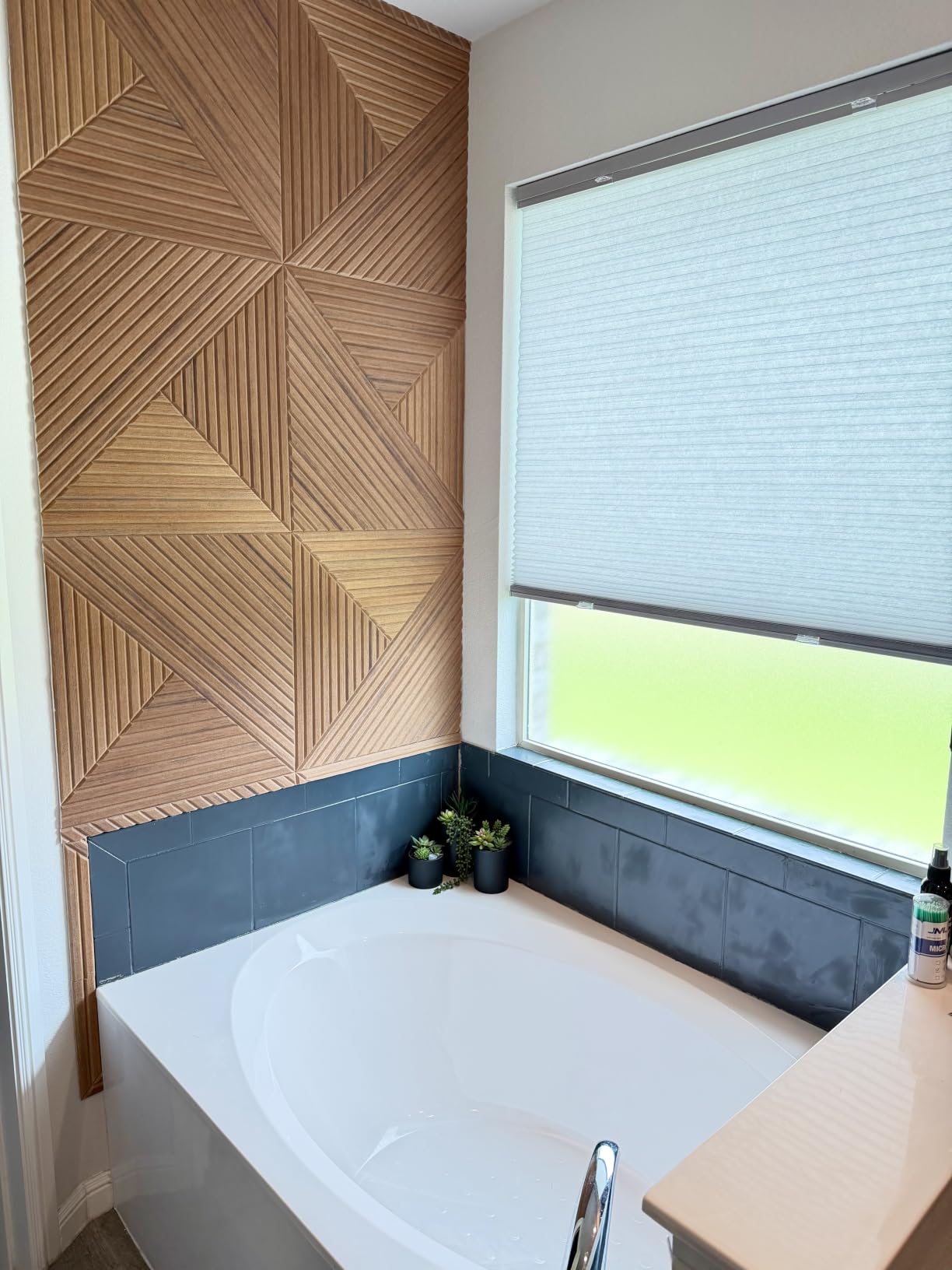 Soon Global 8-Pack Acoustical Wall Panels, 48 X 32 Inches Art Acoustic Panels, Decorative Acoustic Panels, Acoustic Wall Panels, Sound Absorbing Wall Art, Teal Aura customer photo 2