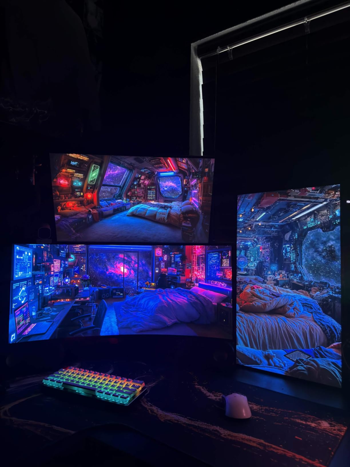 LG 34GS95QE 34-inch Ultragear OLED Curved Gaming Monitor WQHD 1440p 800R 240Hz 0.03ms AMD FreeSync Premium Pro NVIDIA G-Sync HDMI 2.1 DisplayPort Tilt/Height/Swivel Stand Black customer photo 2