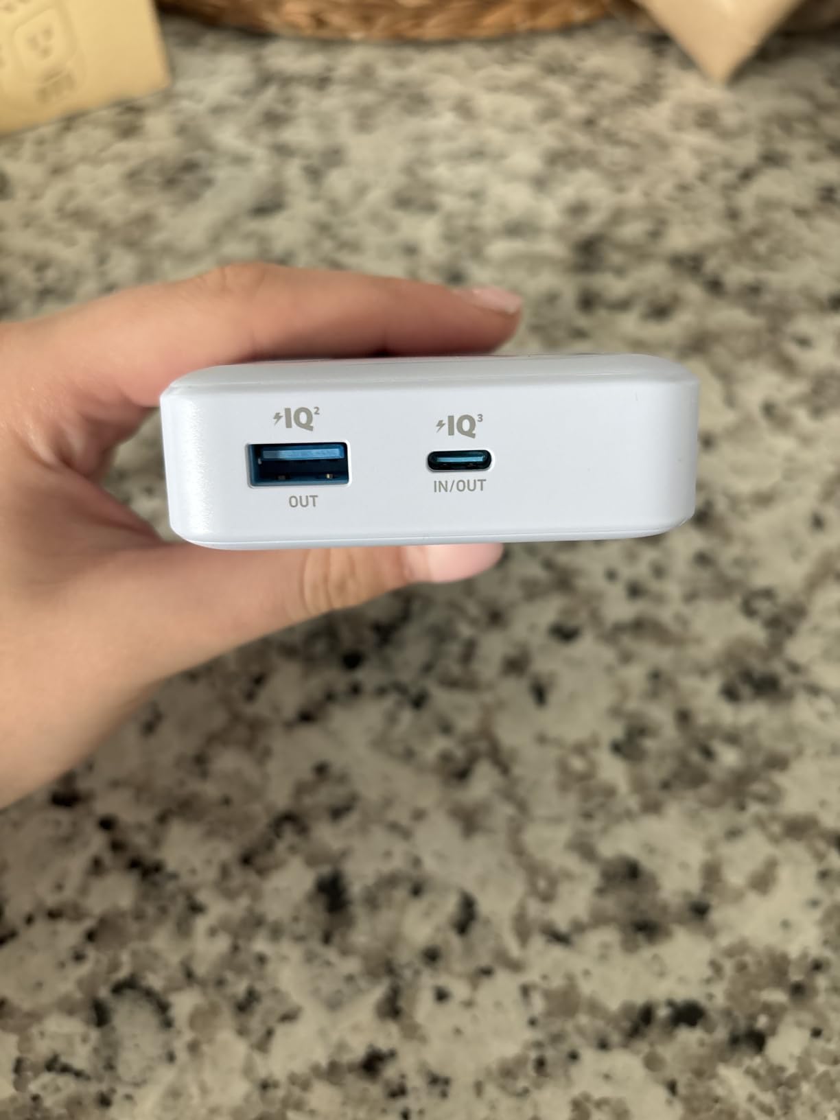Anker Power Bank, 20,000mAh Travel Essential, Built-in USB-C Cable(Black) | 1 USB-C and 1 USB-A port, for MacBook Pro/Air, iPhone 17/16/15/14, Samsung, Switch and more customer photo 1