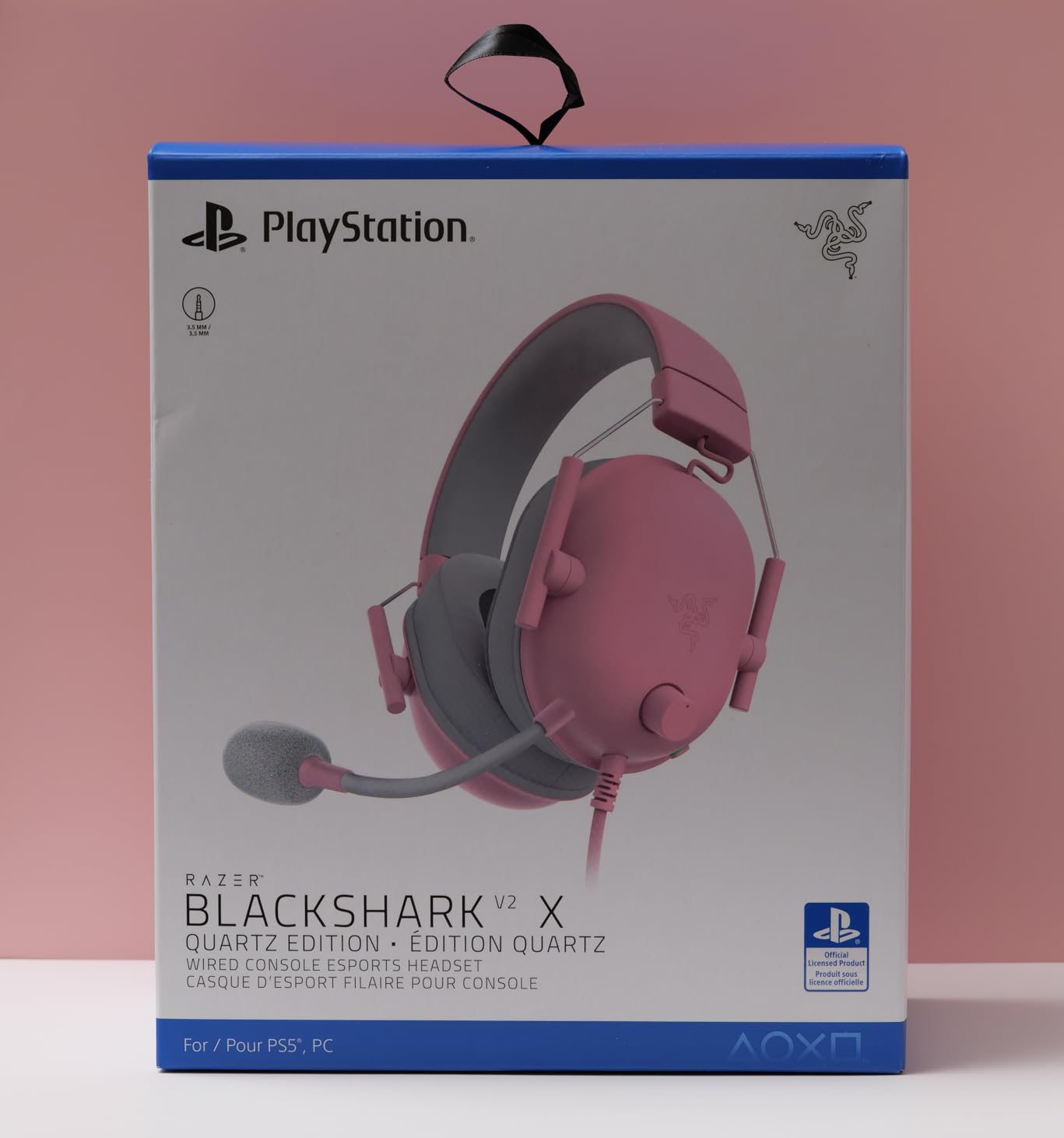 Razer BlackShark V2 X Wired PlayStation Gaming Headset, Black | 50mm Drivers, Cardioid Mic, Lightweight, Comfortable Noise Isolating Earcups, For PS5, Xbox Series X, PC, Switch, 3.5 mm Jack customer photo 2