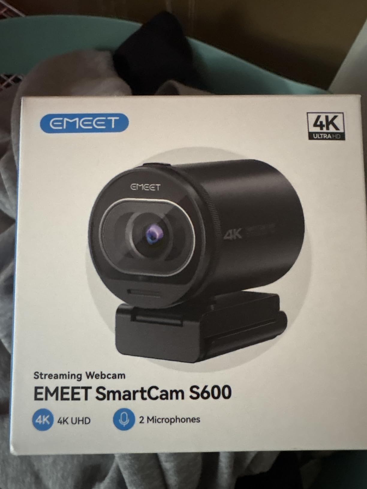 EMEET S600 4K Webcam for Streaming, Sony 1/2.55'' Sensor, PDAF Autofocus, 1080P@60FPS customer photo 1