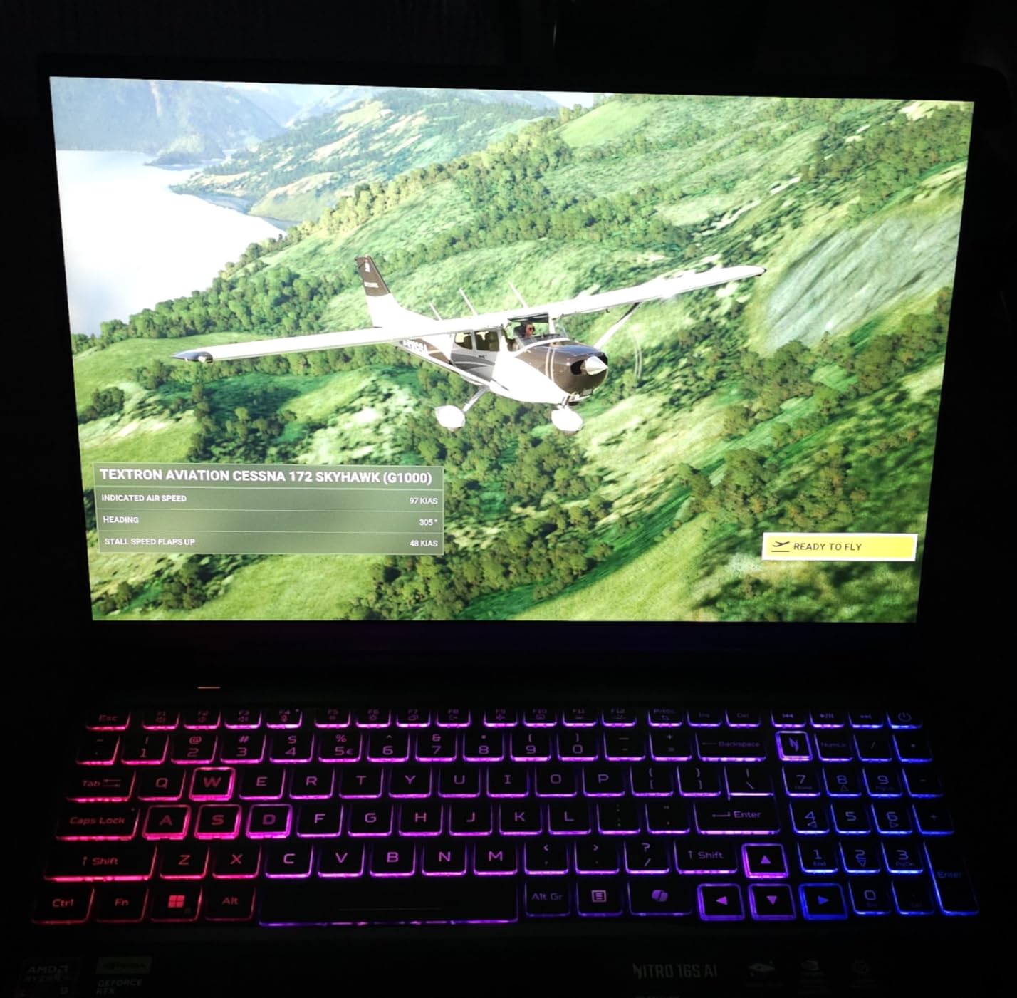 Acer Nitro 16S AI Copilot+ PC Gaming Laptop, AMD Ryzen AI 9 365 Processor, NVIDIA GeForce RTX 5070 Ti Laptop GPU, 16